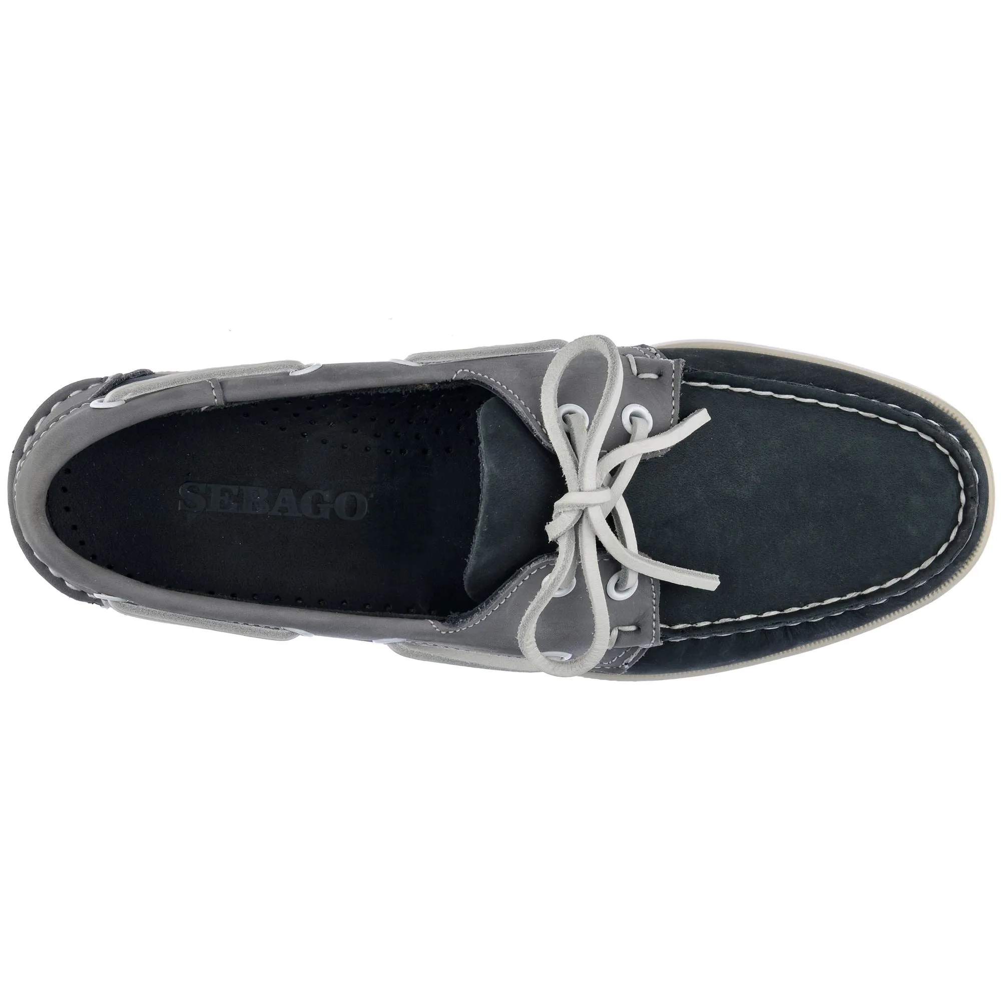PORTLAND SPINNAKER NUBUCK - Docksides - Mocassin - Man - NAVY-GREY sold by Sebago product image thumbnail 4