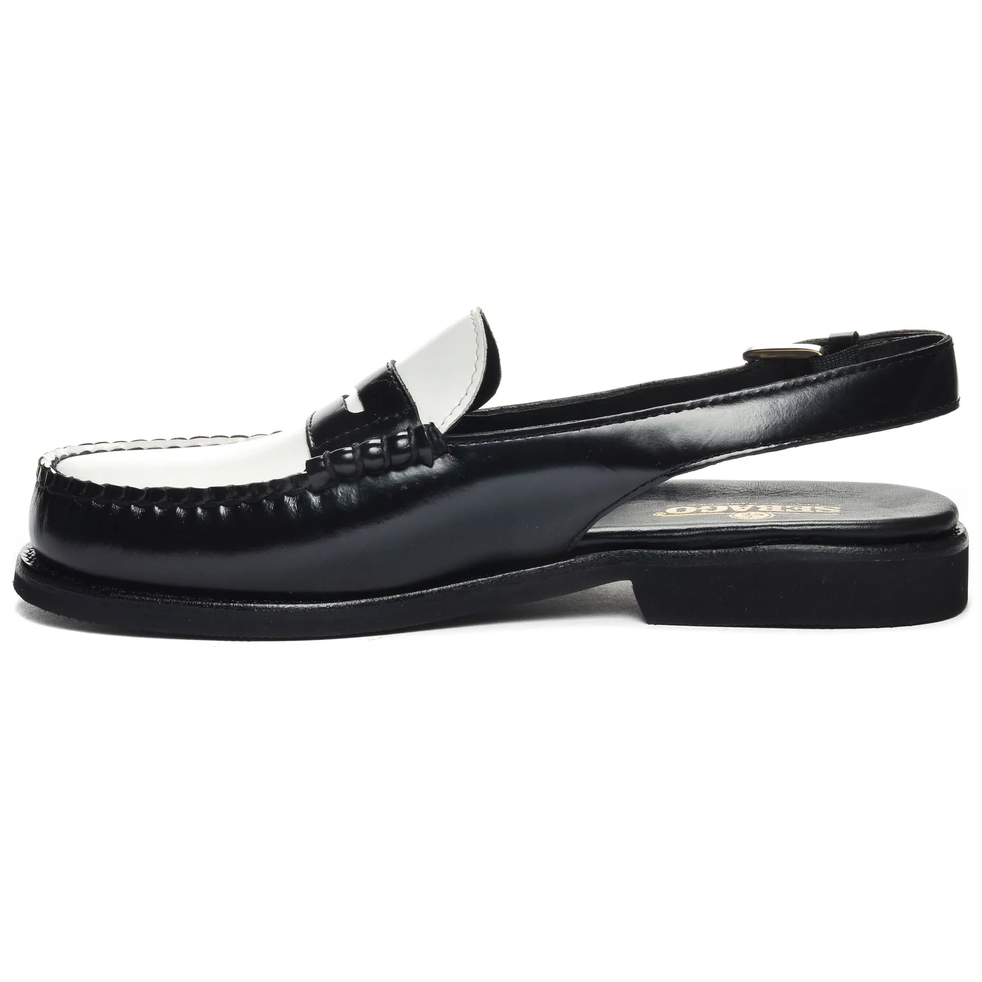 DAN SANDAL PO - Moc - Moccasin - Woman - BLACK-WHITE sold by Sebago product image thumbnail 3