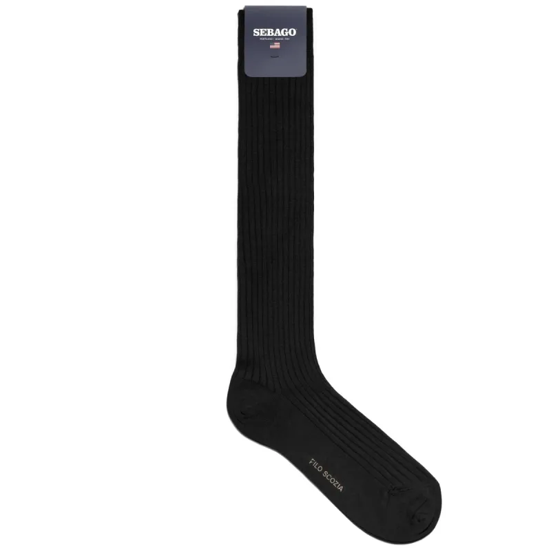 CARTHAGE 321 - Socks - Knee High Sock - Man - BLACK sold by Sebago