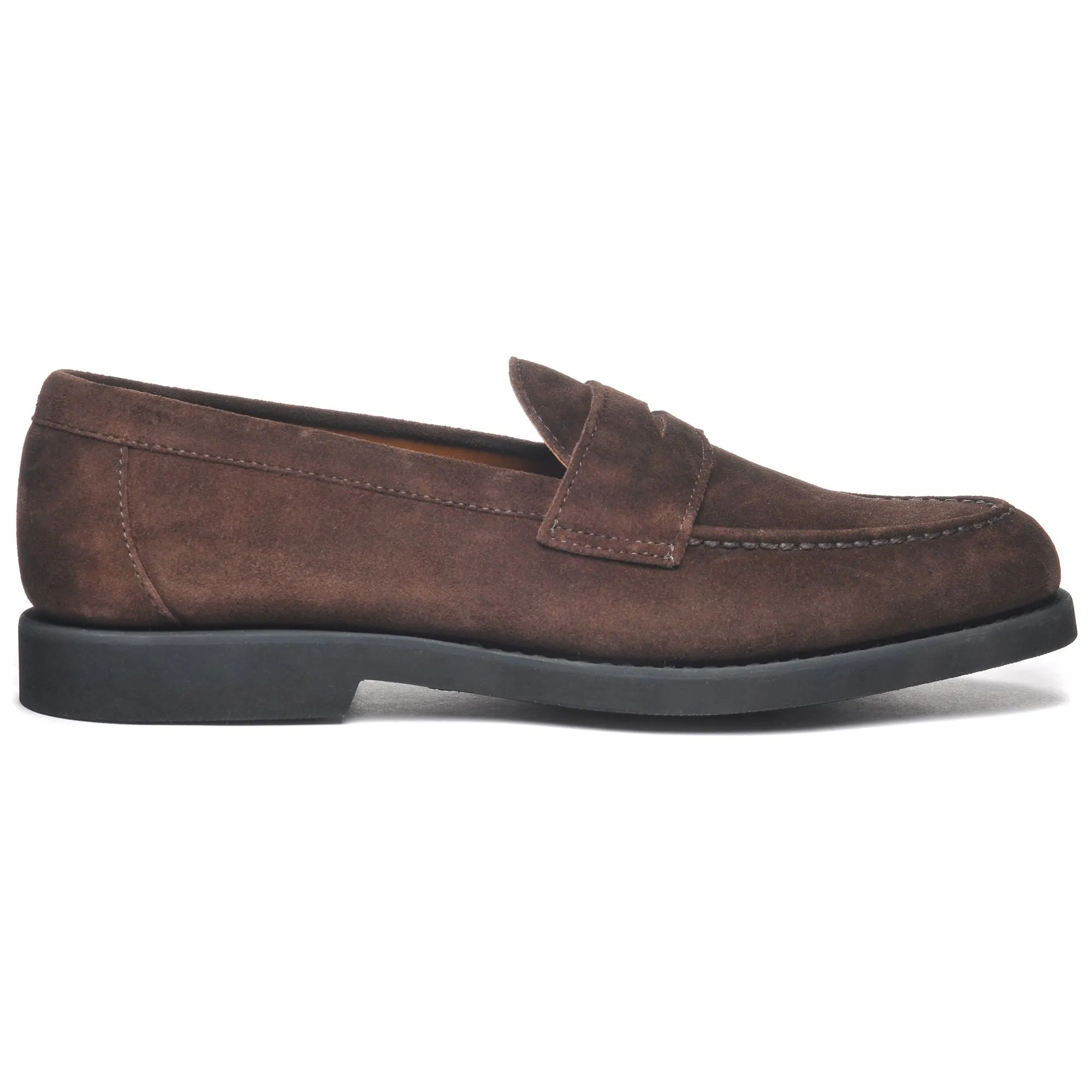 RYAN SUEDE PO - Moccasin - Loafers - Man - Dk brown sold by Sebago