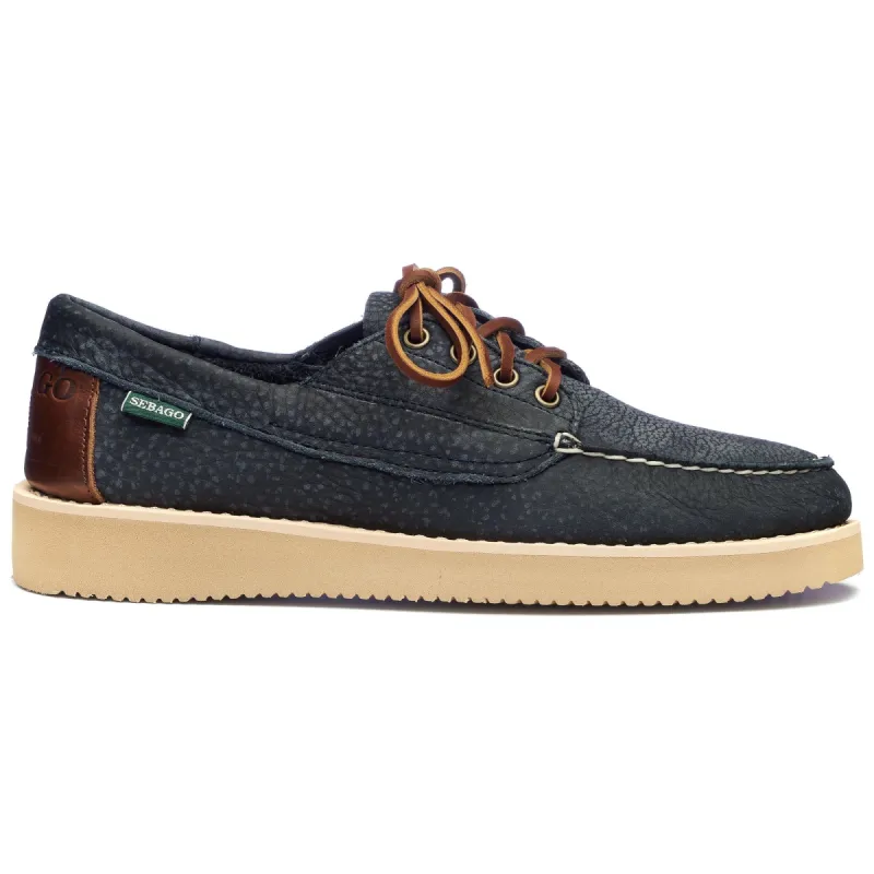 ASKOOK TUMBLED EVA - Moc - Low Cut - Man - BLUE NAVY- BROWN sold by Sebago