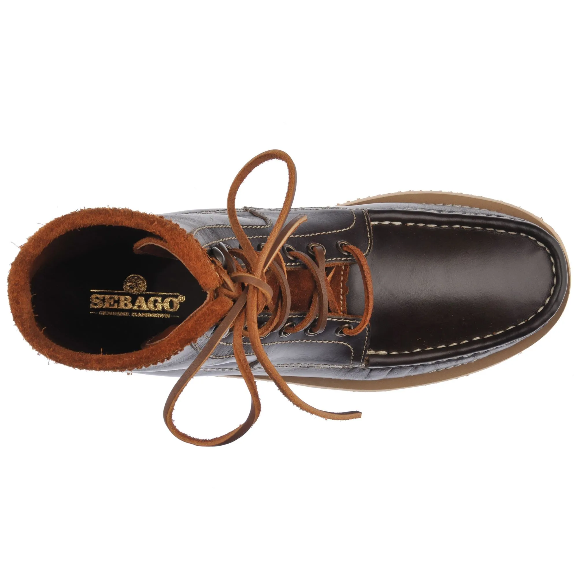 KIOWA - Moc - Mid Cut - Man - DK BROWN-COGNAC sold by Sebago product image thumbnail 4