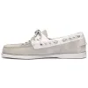 PORTLAND TACK - Docksides - Mocassin - Man - OLIVE-WHITE sold by Sebago
