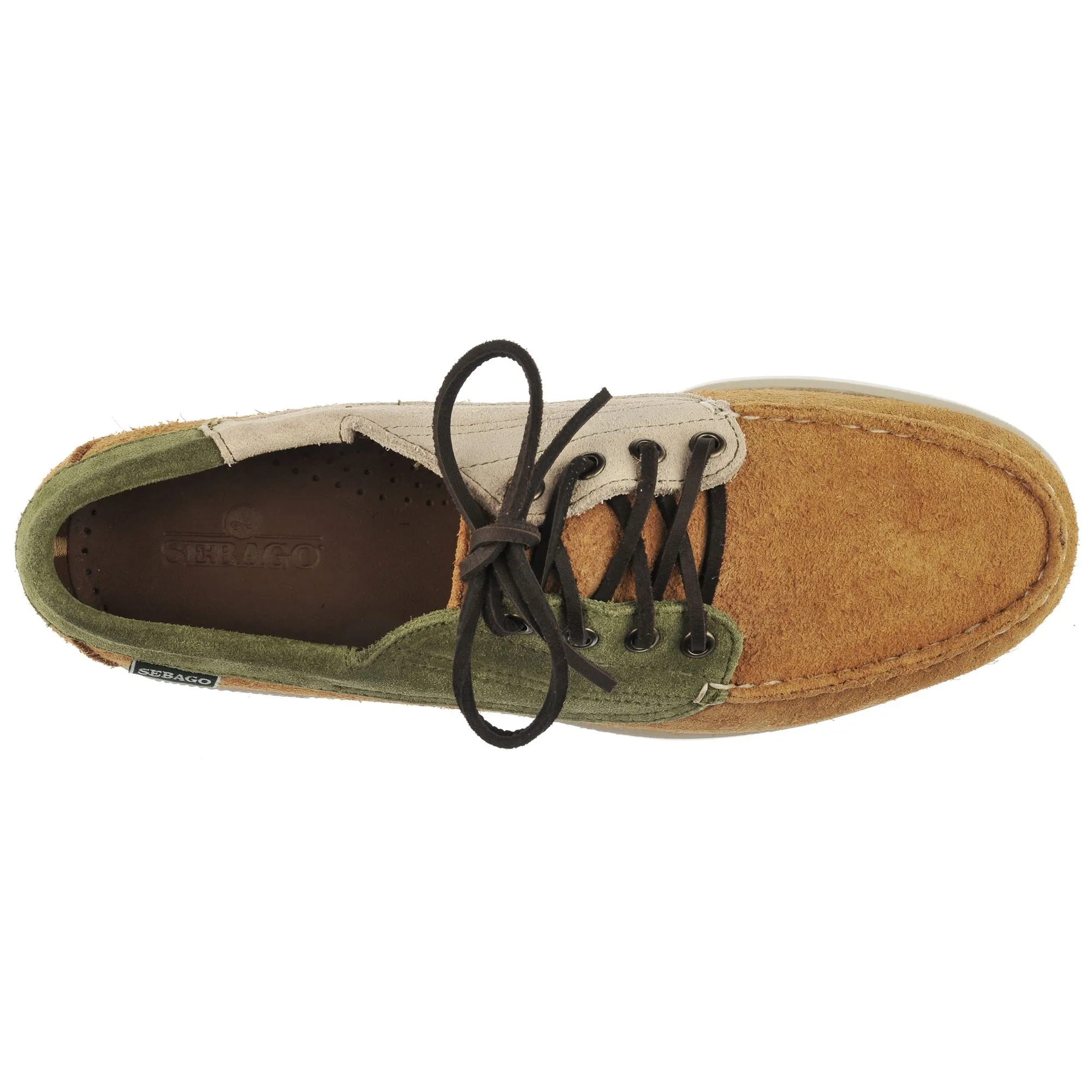 ASKOOK JIB - Moc - Moccasin - Man - BROWNTAN-GREENFOLIAGE-LTBEIGE sold by Sebago product image thumbnail 4
