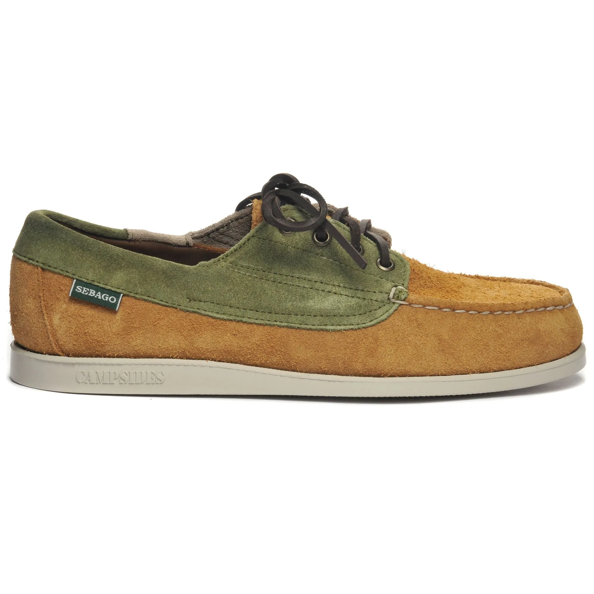 ASKOOK JIB - Moc - Moccasin - Man - BROWNTAN-GREENFOLIAGE-LTBEIGE sold by Sebago