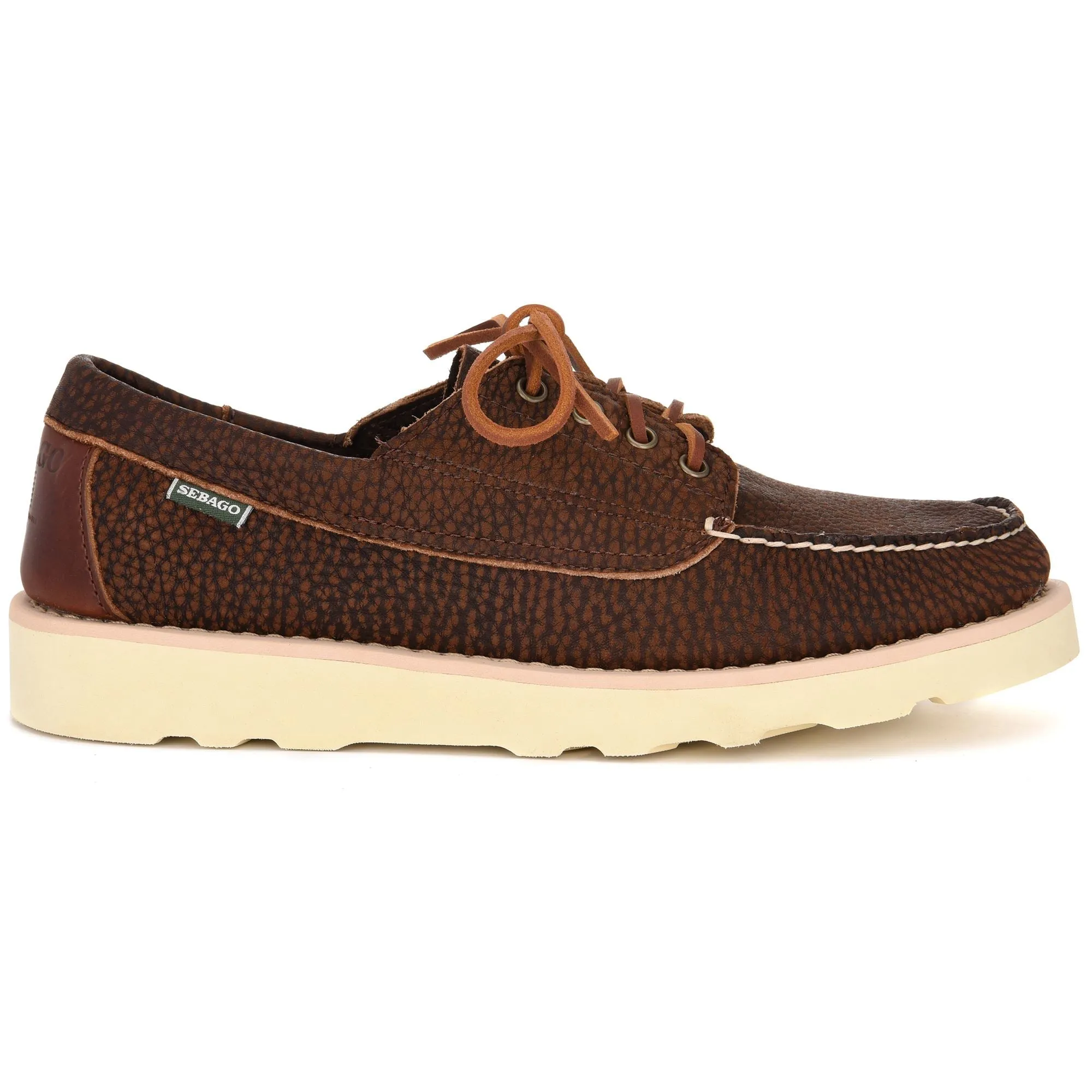 ASKOOK TUMBLED CAMPFIELD - Moc - Low Cut - Man - BROWN BRUNETTE sold by Sebago
