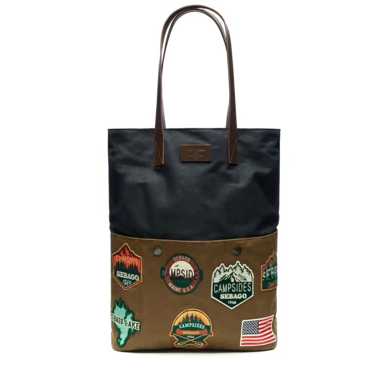 PEMAQUID CANVAS - Bags - TOTE BAG - Unisex - BLUE- BROWN sold by Sebago