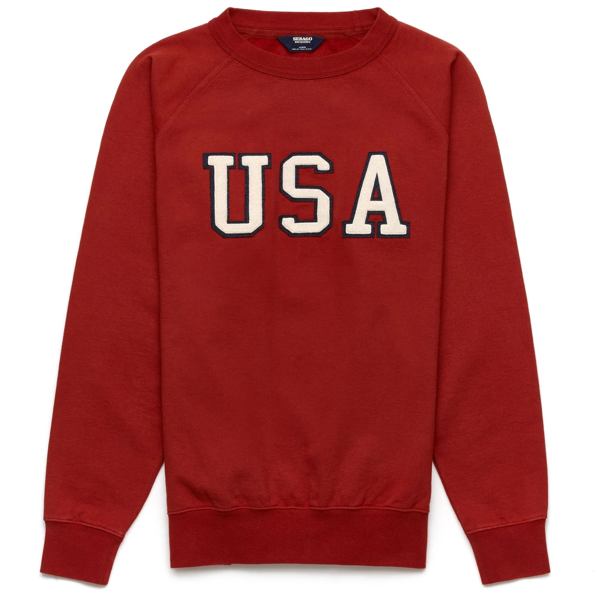 BOW - Fleece - Jumper - Unisex - RED USA sold by Sebago
