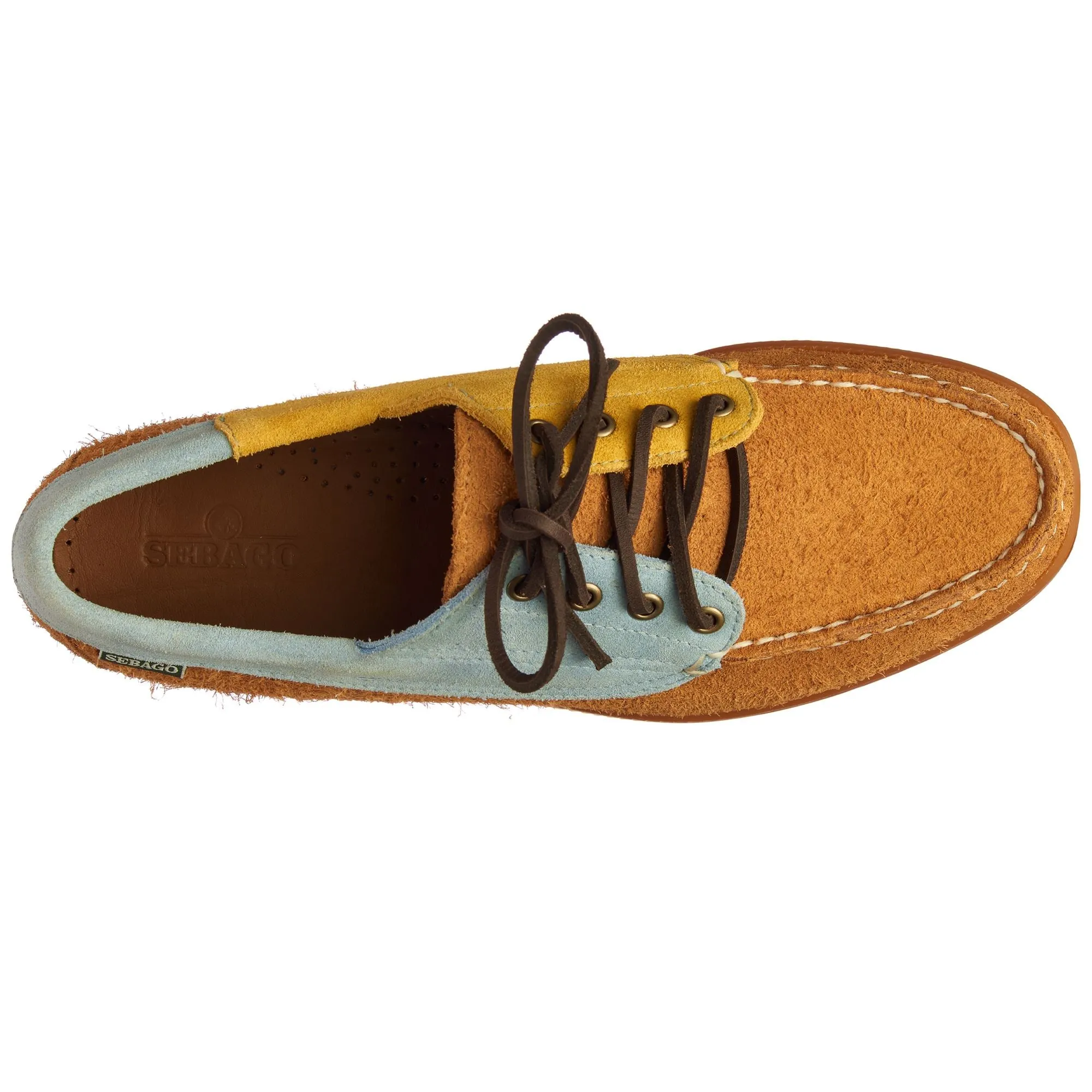 ASKOOK JIB - Moc - Moccasin - Man - BROWNTAN-LTBLUE-YELLOWMIMOSA sold by Sebago product image thumbnail 4