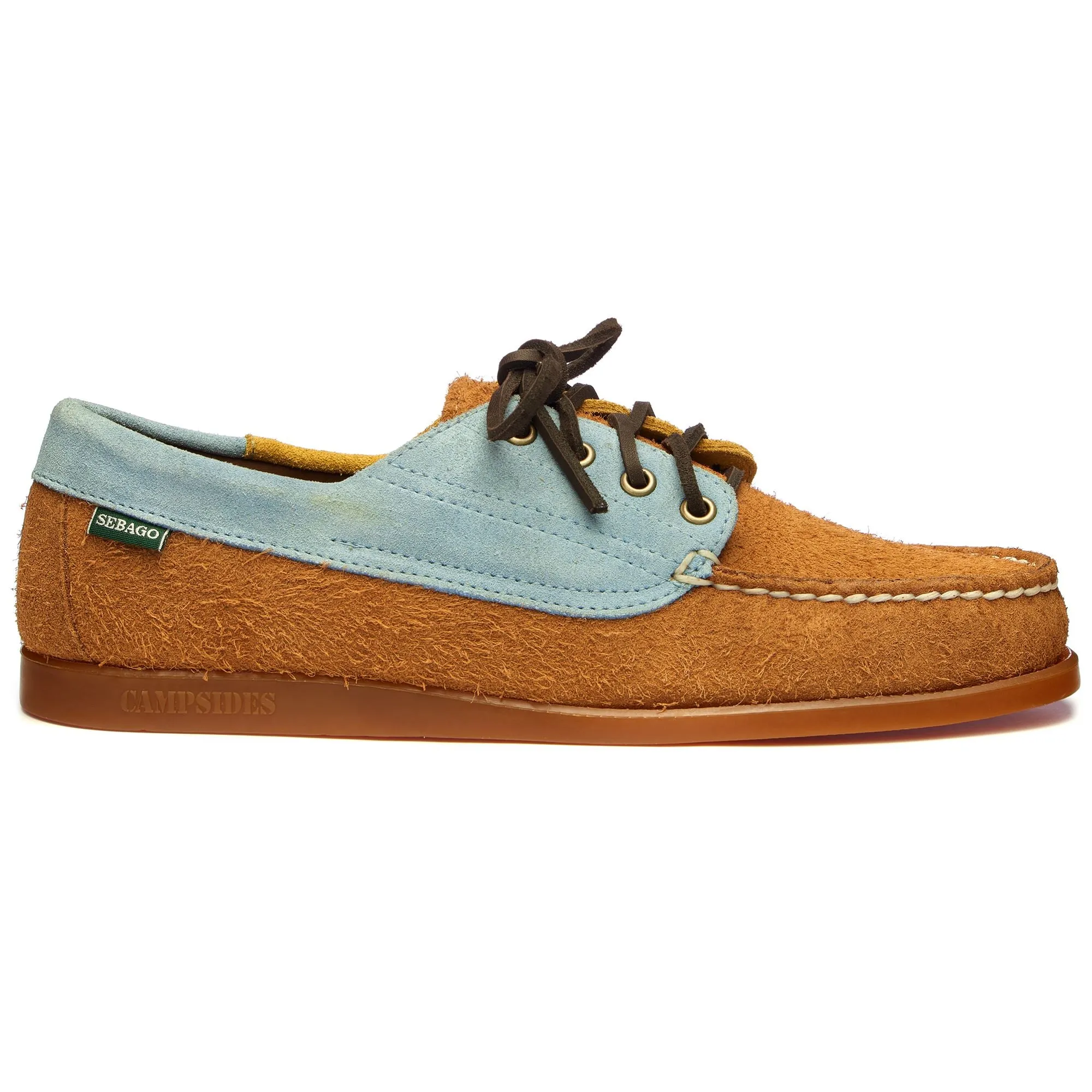 ASKOOK JIB - Moc - Moccasin - Man - BROWNTAN-LTBLUE-YELLOWMIMOSA sold by Sebago