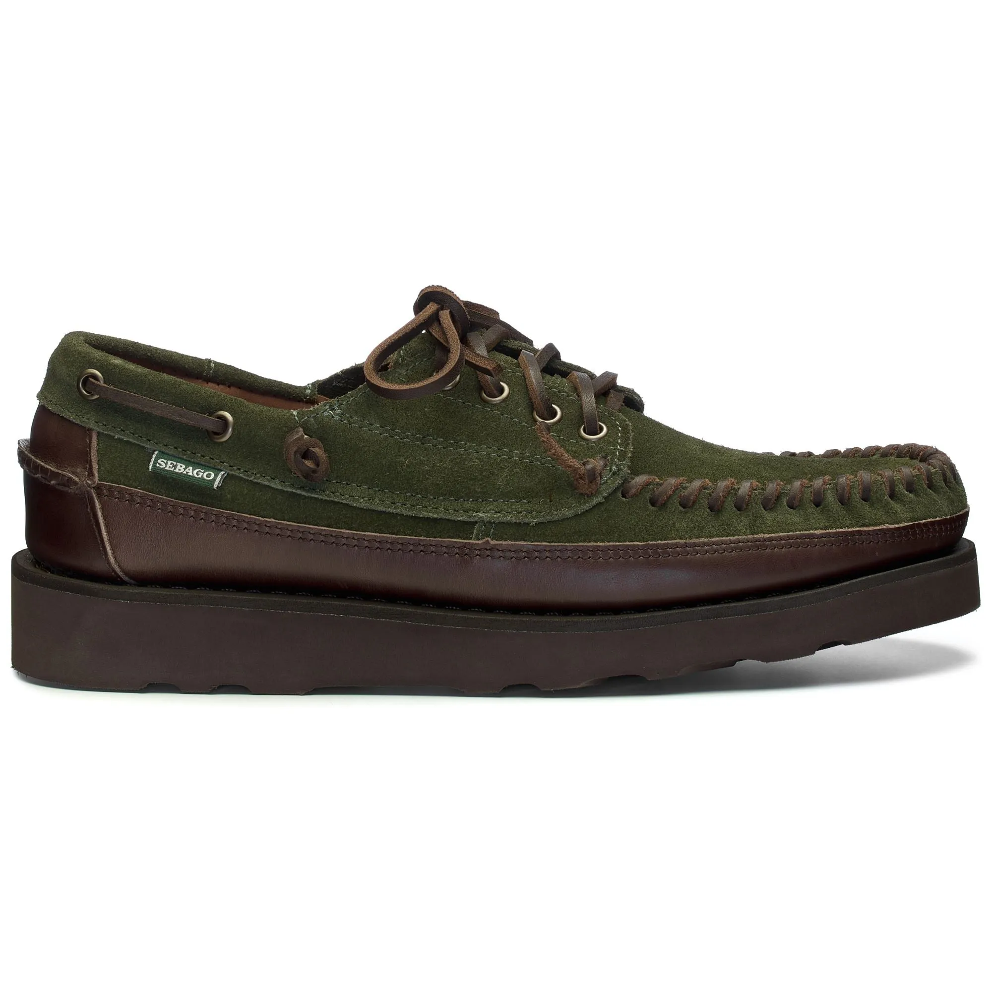 KEUKA LEA CANOE MOC - Moc - Moccasin - Man - DK BROWN-DK MILITARY sold by Sebago