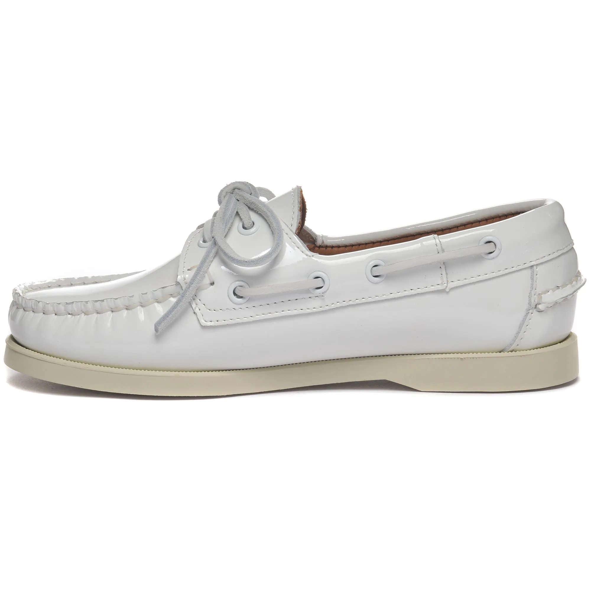 DOCKSIDES PORTLAND PATENT LEATHER W - Docksides - Mocassin - Woman - WHITE sold by Sebago product image thumbnail 3