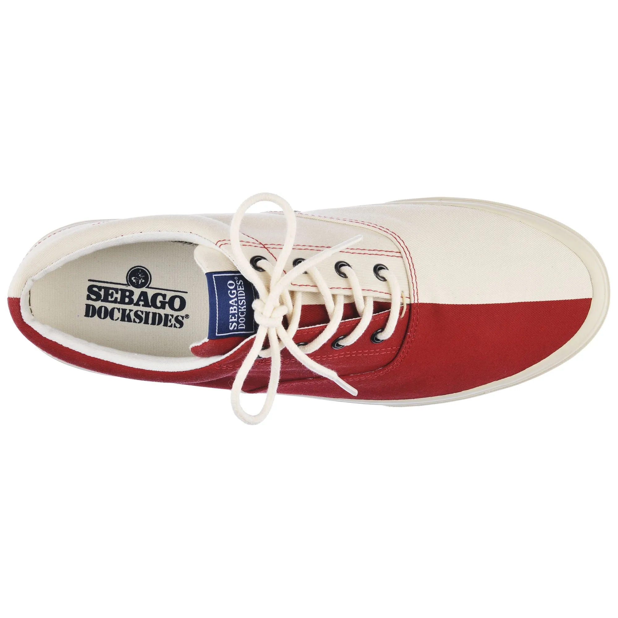 JOHN FLAGS - Sneakers - Low Cut - Man - RED-OFFWHITE sold by Sebago product image thumbnail 4