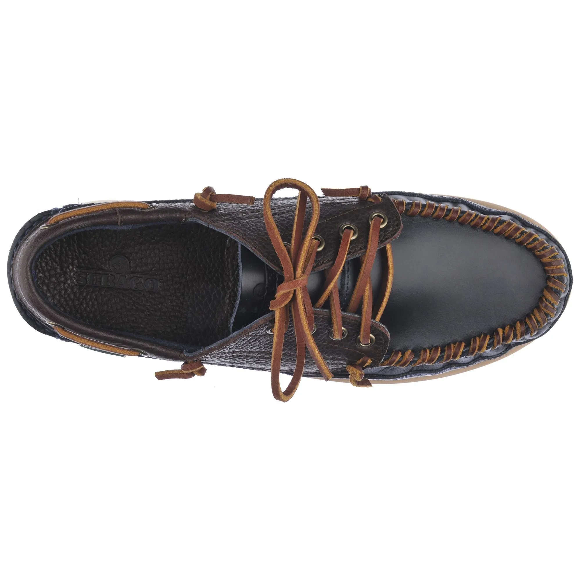 SENECA - Moc - Moccasin - Man - BLUE NAVY-DK BROWN sold by Sebago product image thumbnail 4