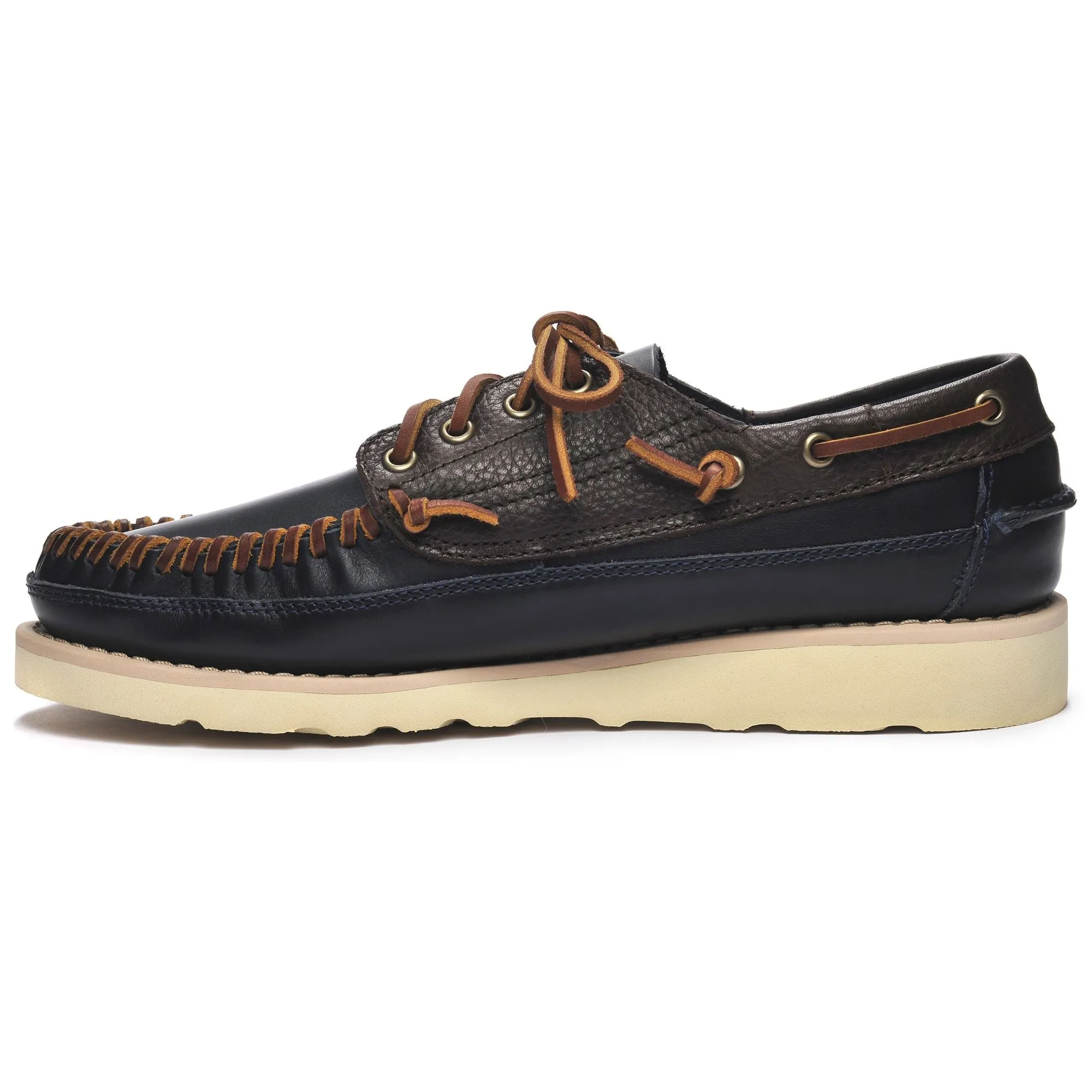 SENECA - Moc - Moccasin - Man - BLUE NAVY-DK BROWN sold by Sebago product image thumbnail 3