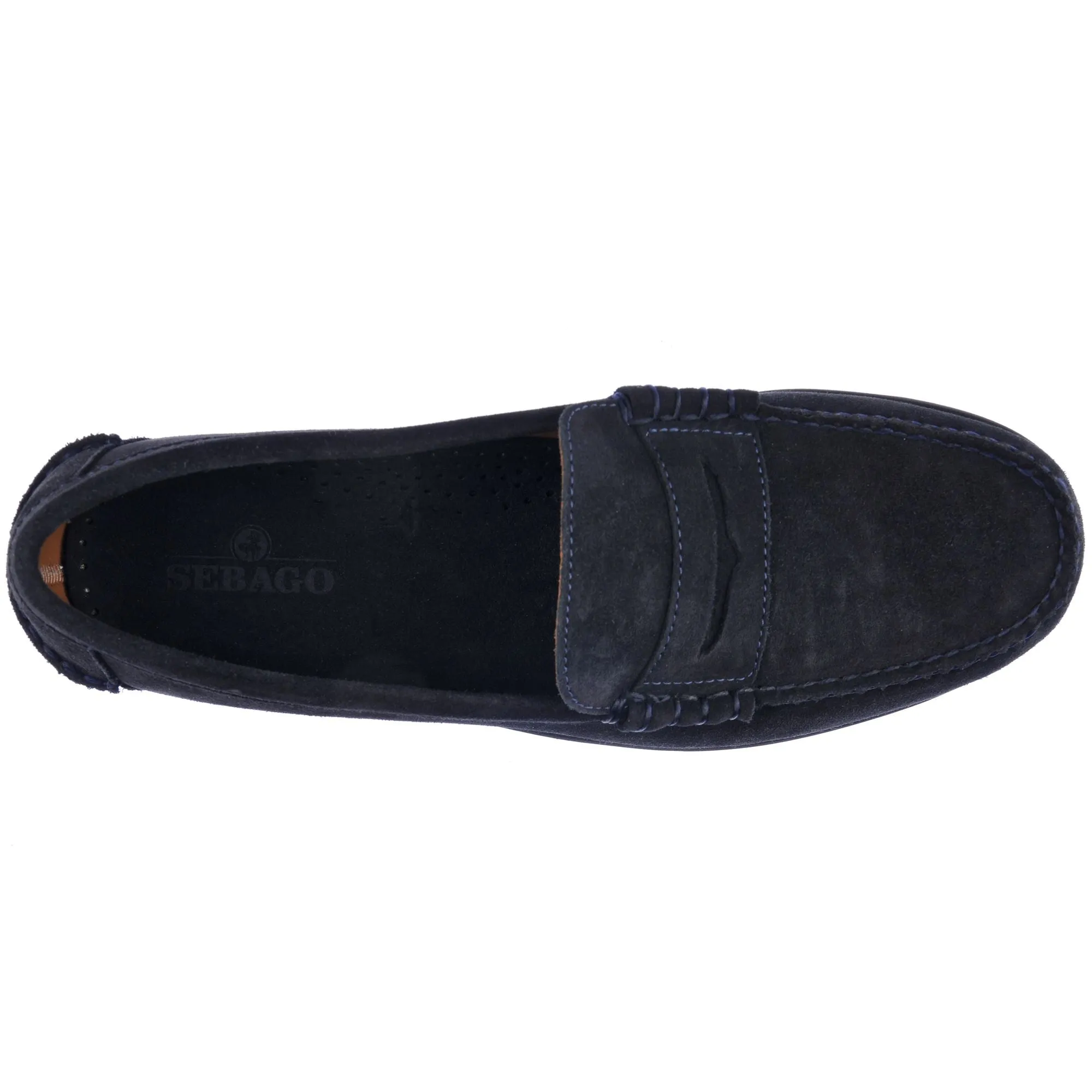DAN SUEDE PO - Moc - Moccasin - Man - BLUE NAVY sold by Sebago product image thumbnail 4