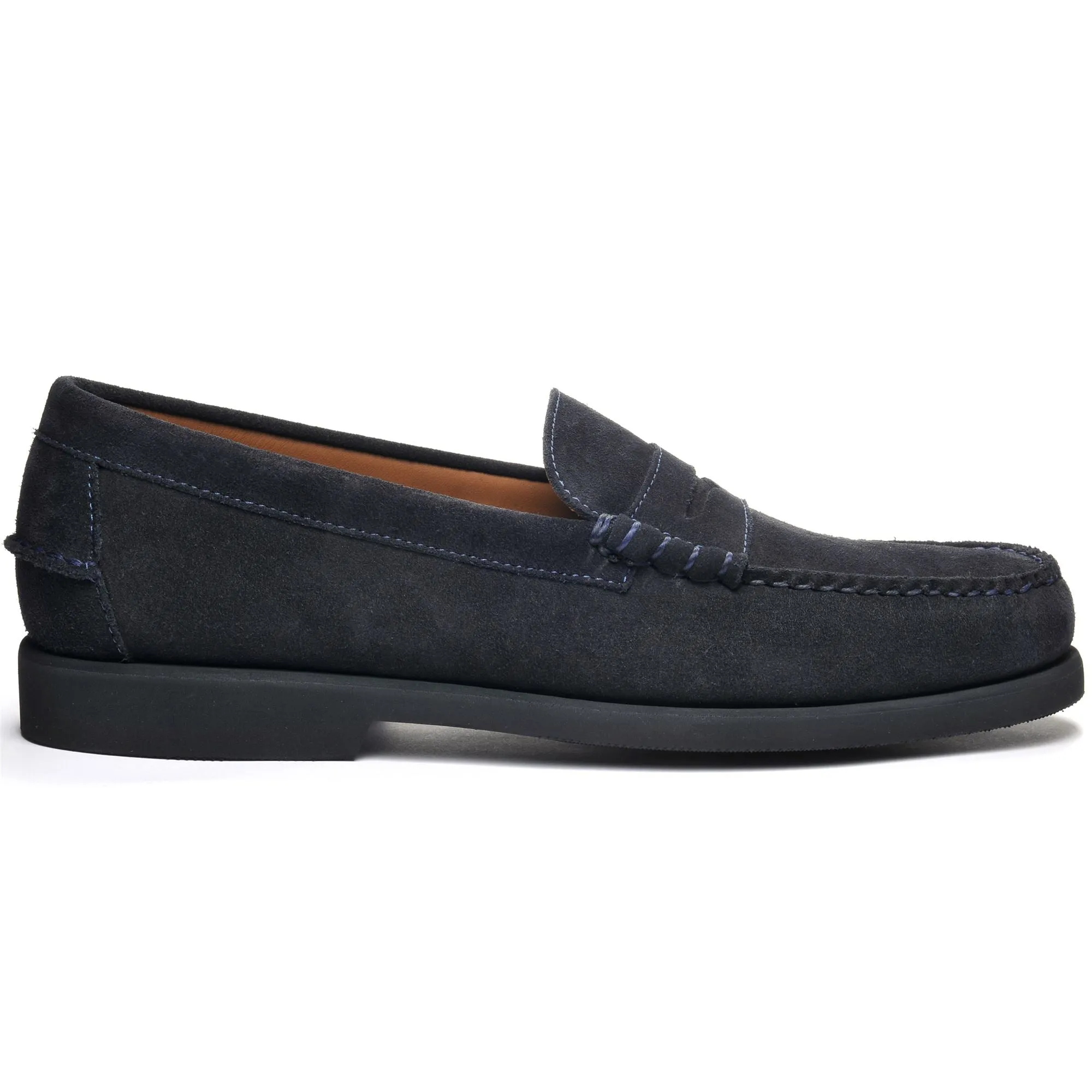 DAN SUEDE PO - Moc - Moccasin - Man - BLUE NAVY sold by Sebago