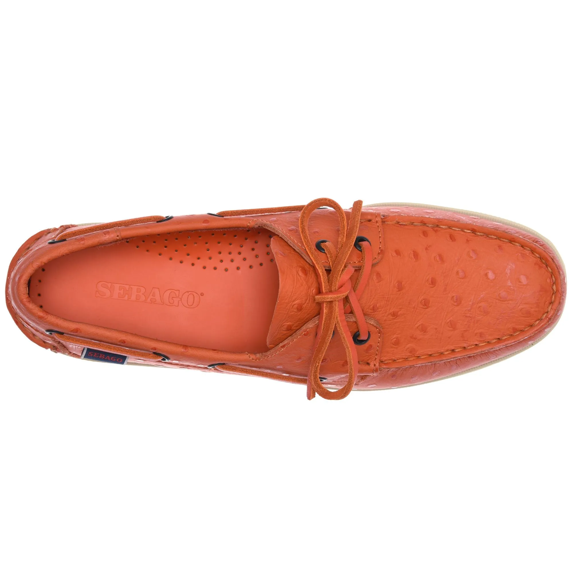 DOCKSIDES OSTRICH - Docksides - Mocassin - Man - RED BURNT BRICK sold by Sebago product image thumbnail 4