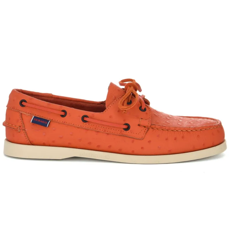 DOCKSIDES OSTRICH - Docksides - Mocassin - Man - RED BURNT BRICK sold by Sebago