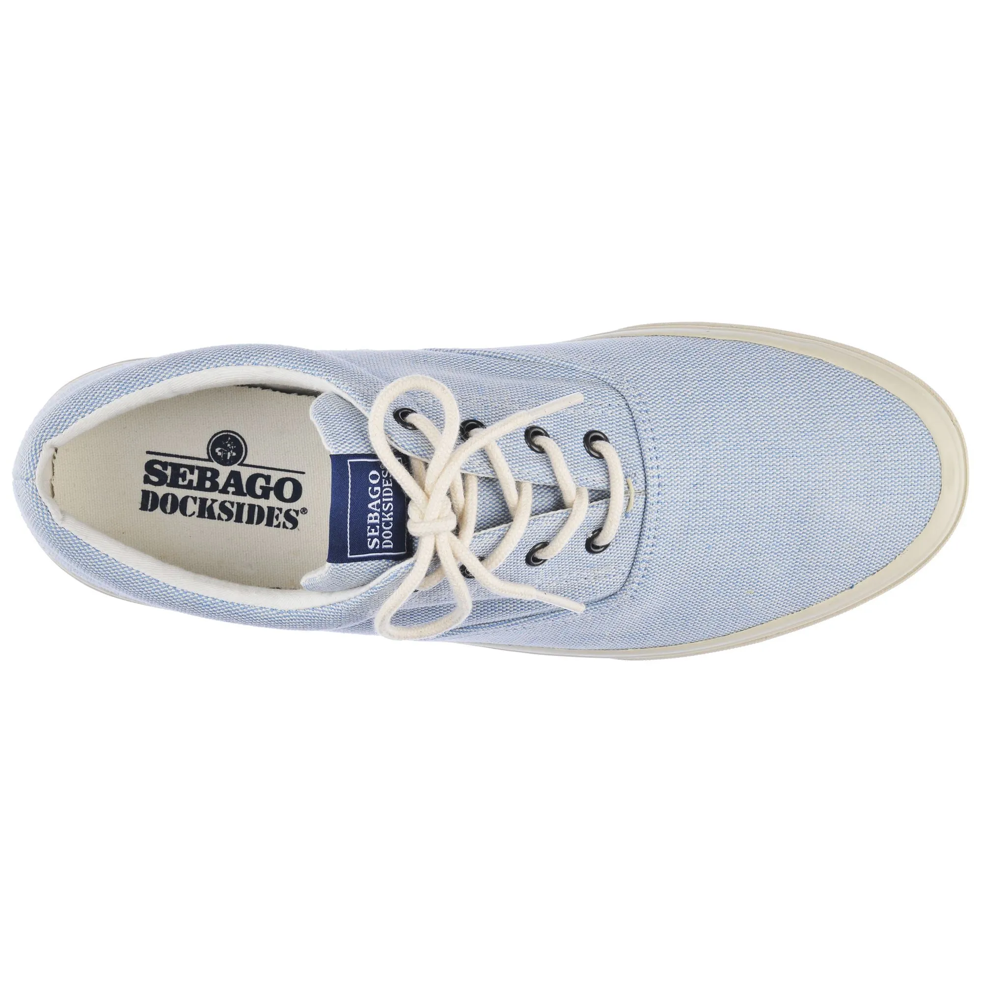 JOHN PANAMA CANVAS - Sneakers - Low Cut - Man - LT BLUE-WHITE sold by Sebago product image thumbnail 4