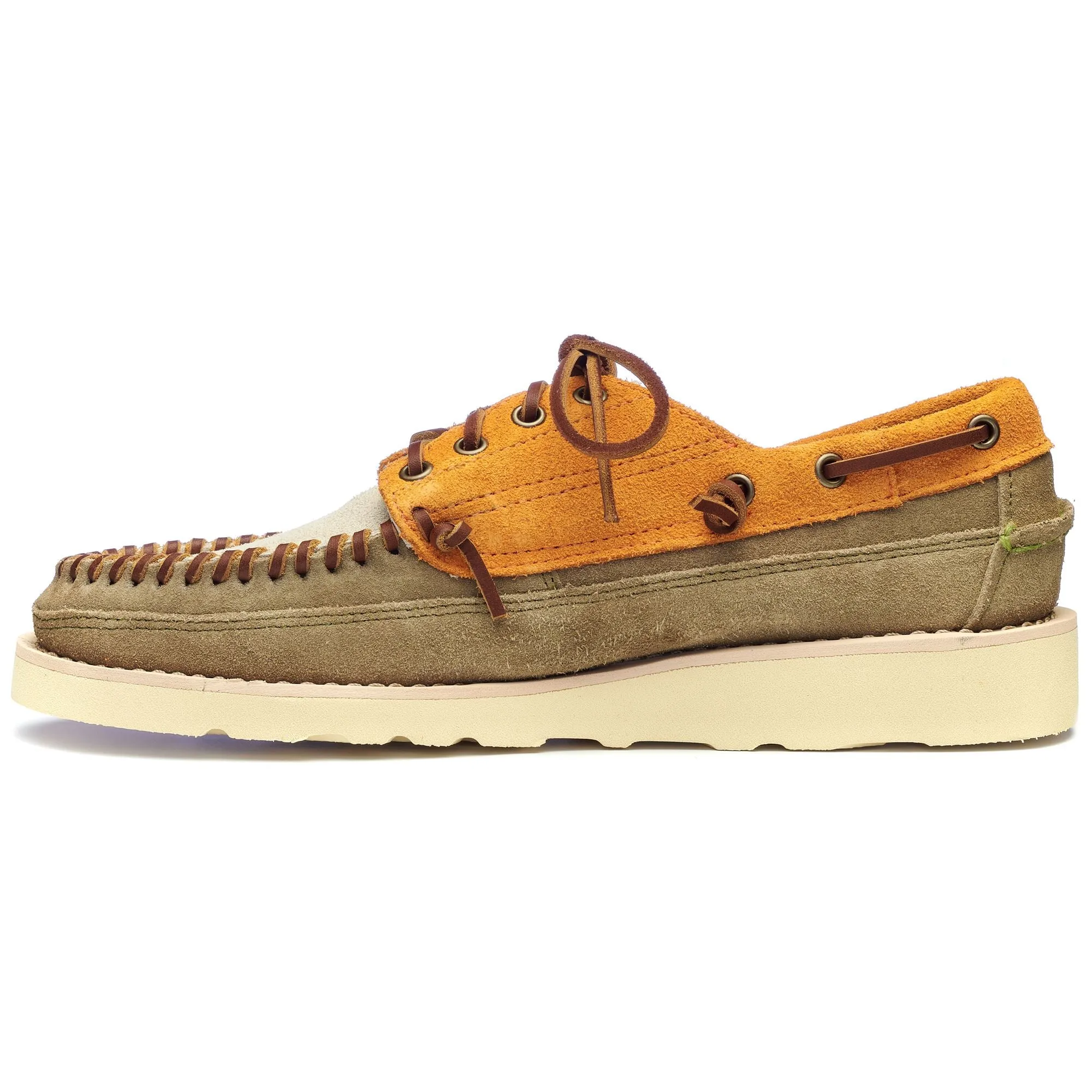 CAYUGA - Moc - Moccasin - Man - FLAME ORANGE- PAPYRUS- OLIVE sold by Sebago product image thumbnail 3