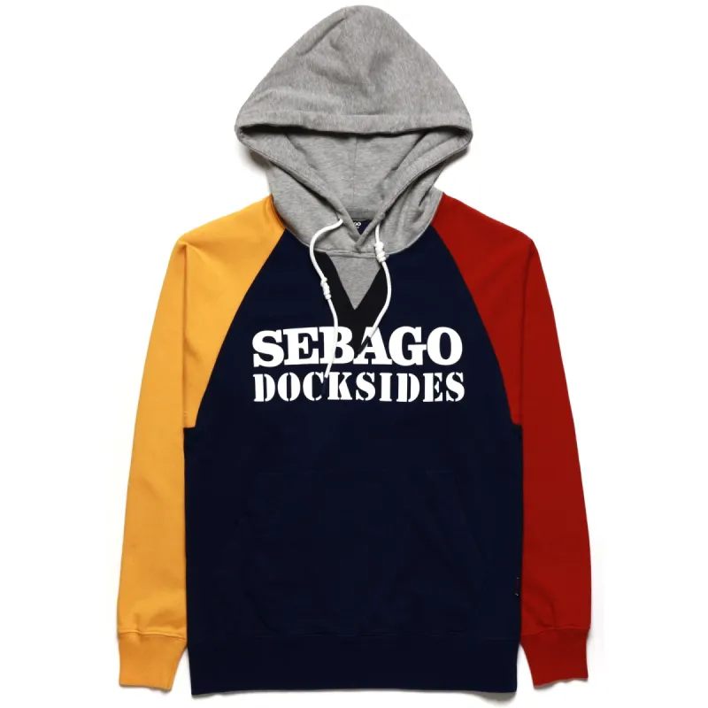 BOWLINE LT. SEBAGO DOCKSIDES - Fleece - Jumper - Man - BLUE-RED-YELLOW-GREY MEL sold by Sebago