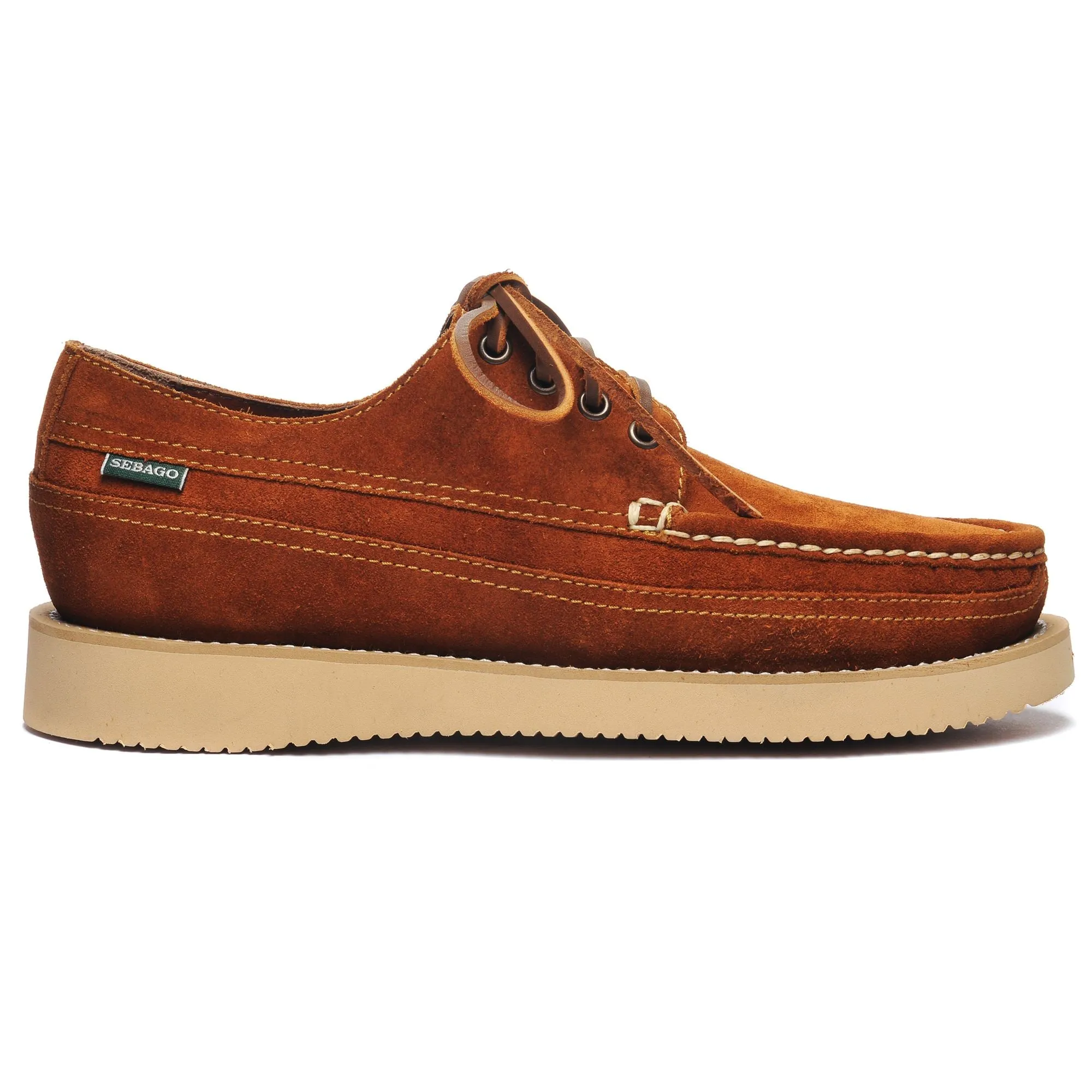 MAKWA SUEDE - Moc - Low Cut - Man - BROWN COGNAC sold by Sebago