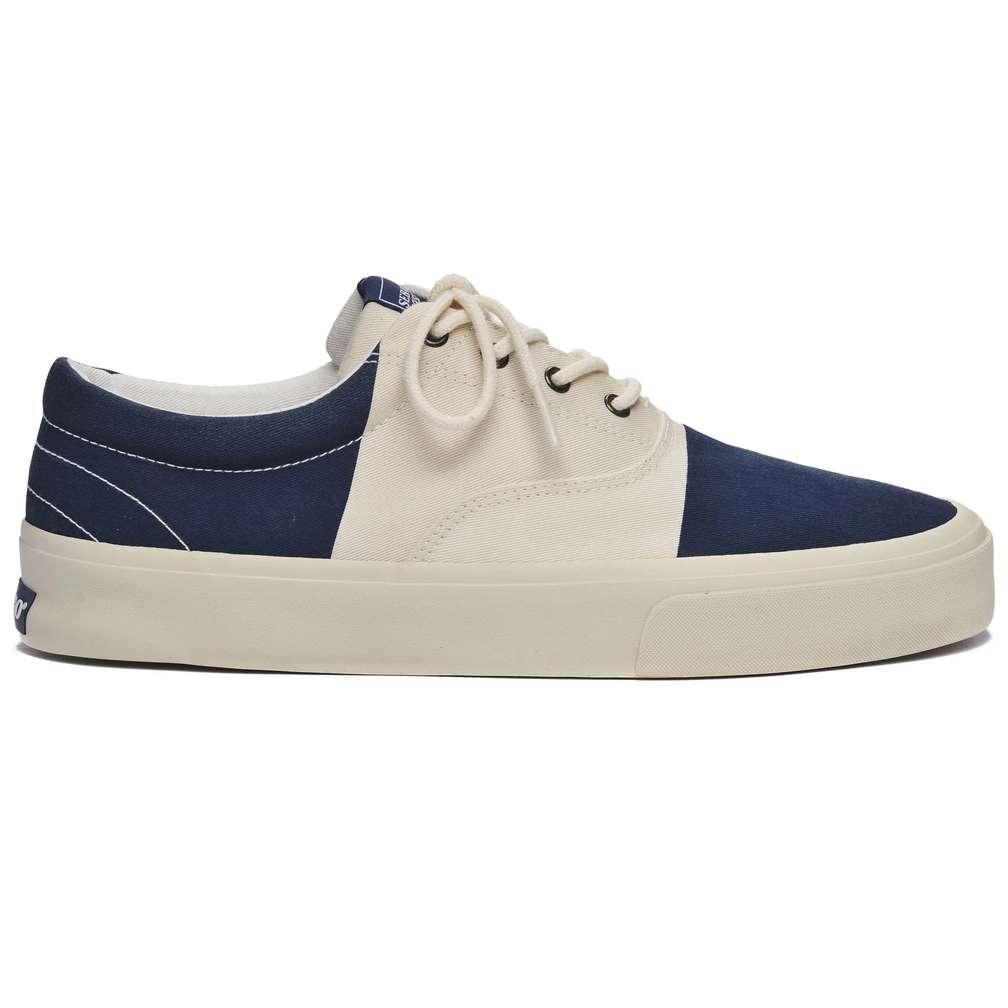 JOHN FLAGS - Sneakers - Low Cut - Man - BLUE-OFFWHITE sold by Sebago