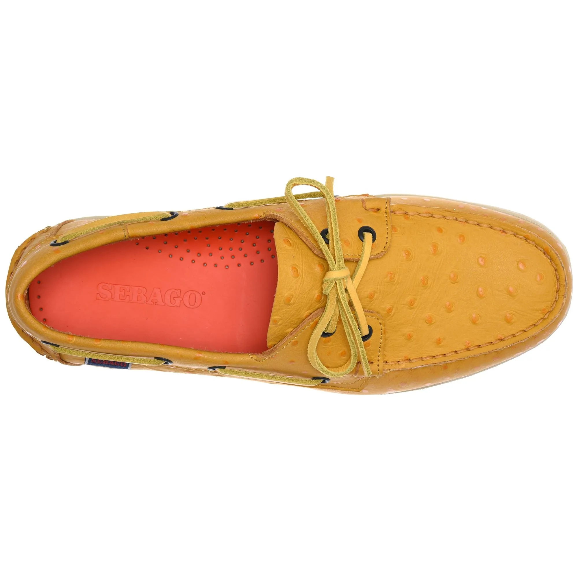 DOCKSIDES OSTRICH - Docksides - Mocassin - Man - YELLOW MUSTARD sold by Sebago product image thumbnail 4