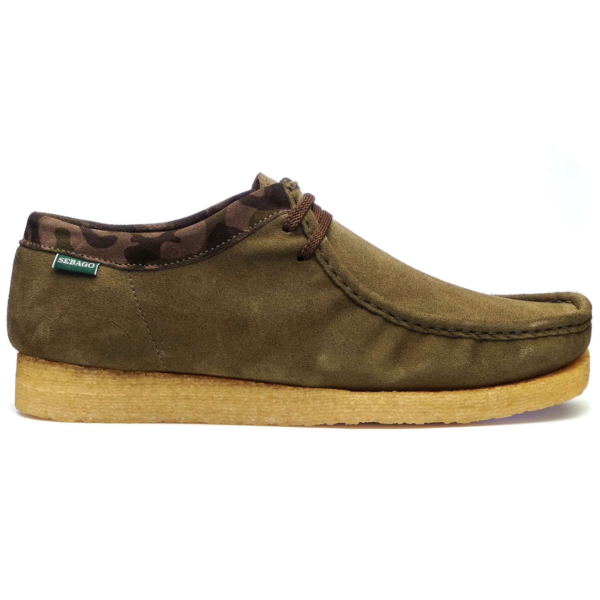 KOALA COLLAR CAMO - Moc - Low Cut - Man - GREEN MILITARY-GREEN CAMO sold by Sebago