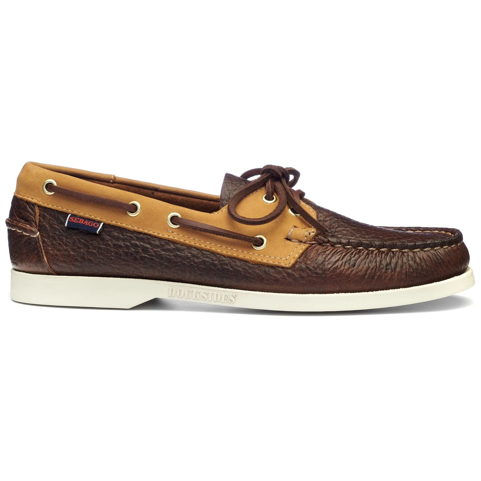 PORTLAND PREMIUM MUS-WT - Docksides - Mocassin - Man - DK BROWN-BROWN TAN sold by Sebago