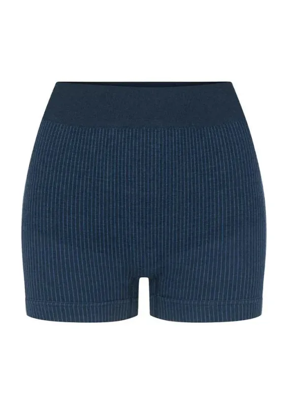 Nagnata // Classic Wool Micro Short / Navy sold by Seletti