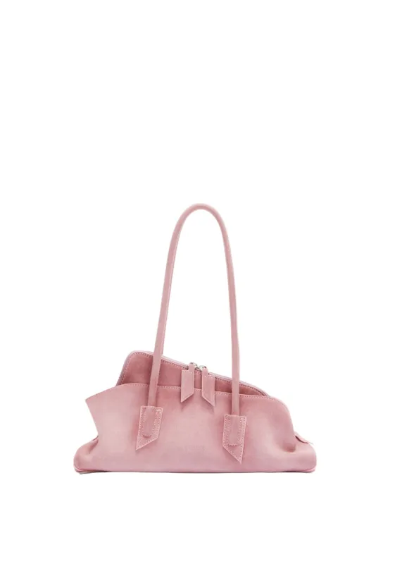 The Attico // "La Passeggiata Small" Top Suede Brushed / Rose sold by Seletti