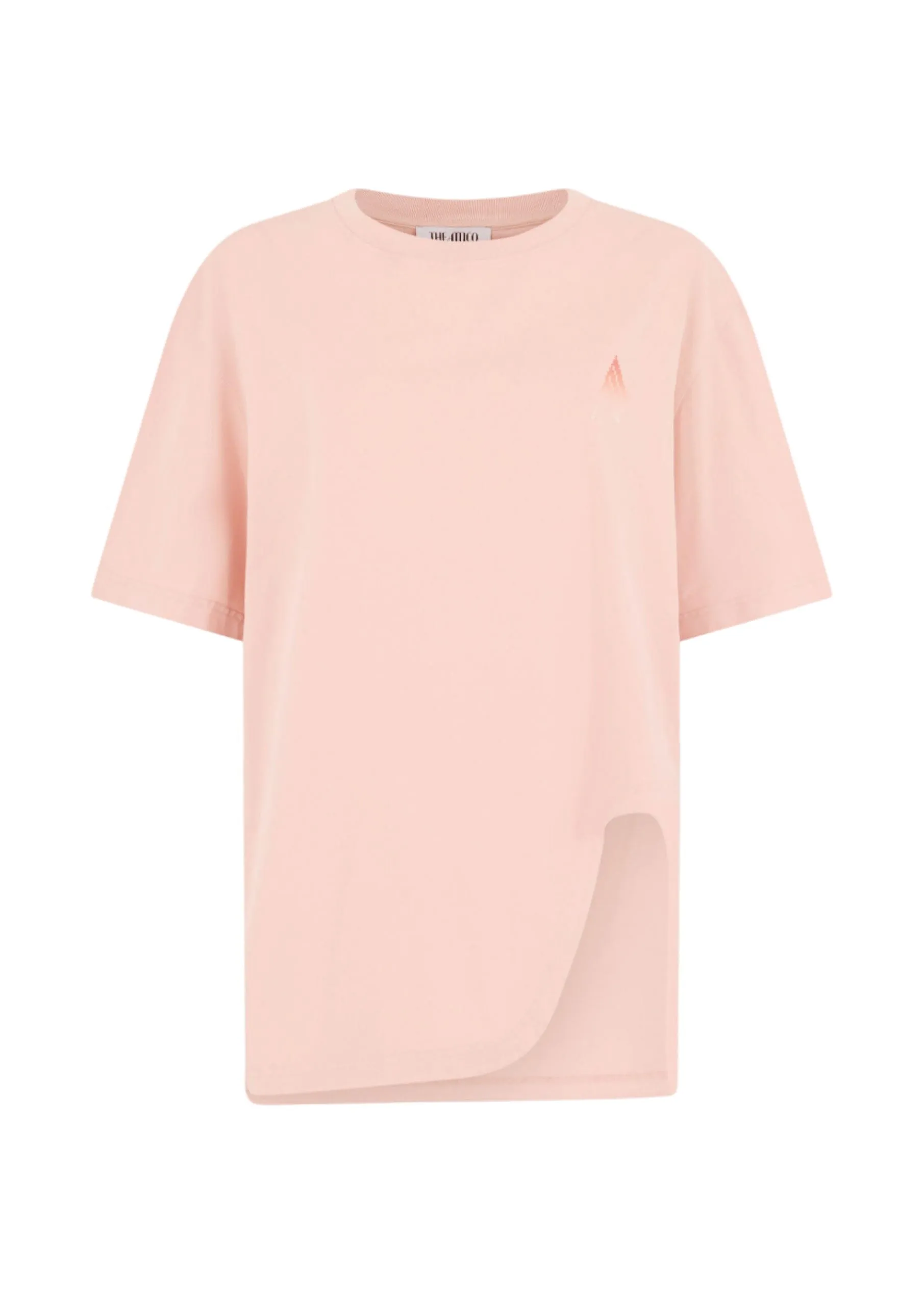 The Attico // T-Shirt Light Jersey With Cross Stitch / Rose sold by Seletti product image thumbnail 3