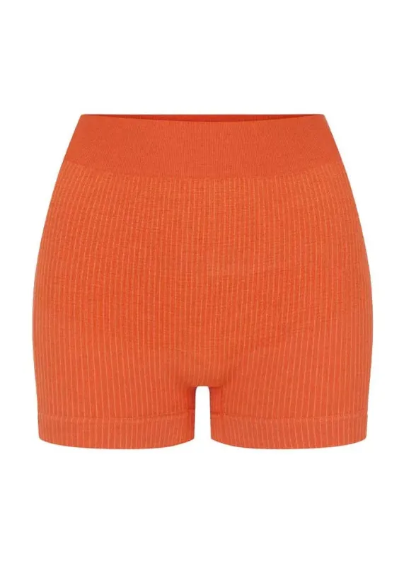 Nagnata // Classic Wool Micro Short / Papaya sold by Seletti