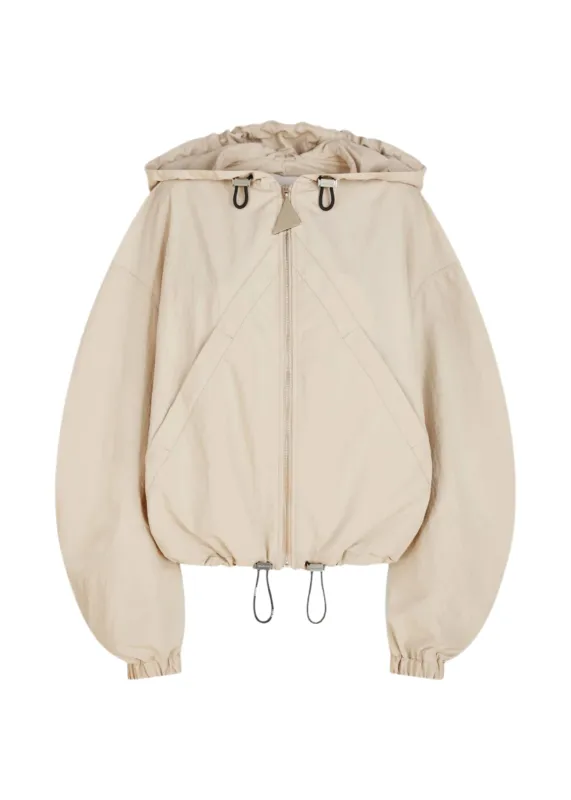 The Attico // Bomber Crispy Nylon / Ice sold by Seletti