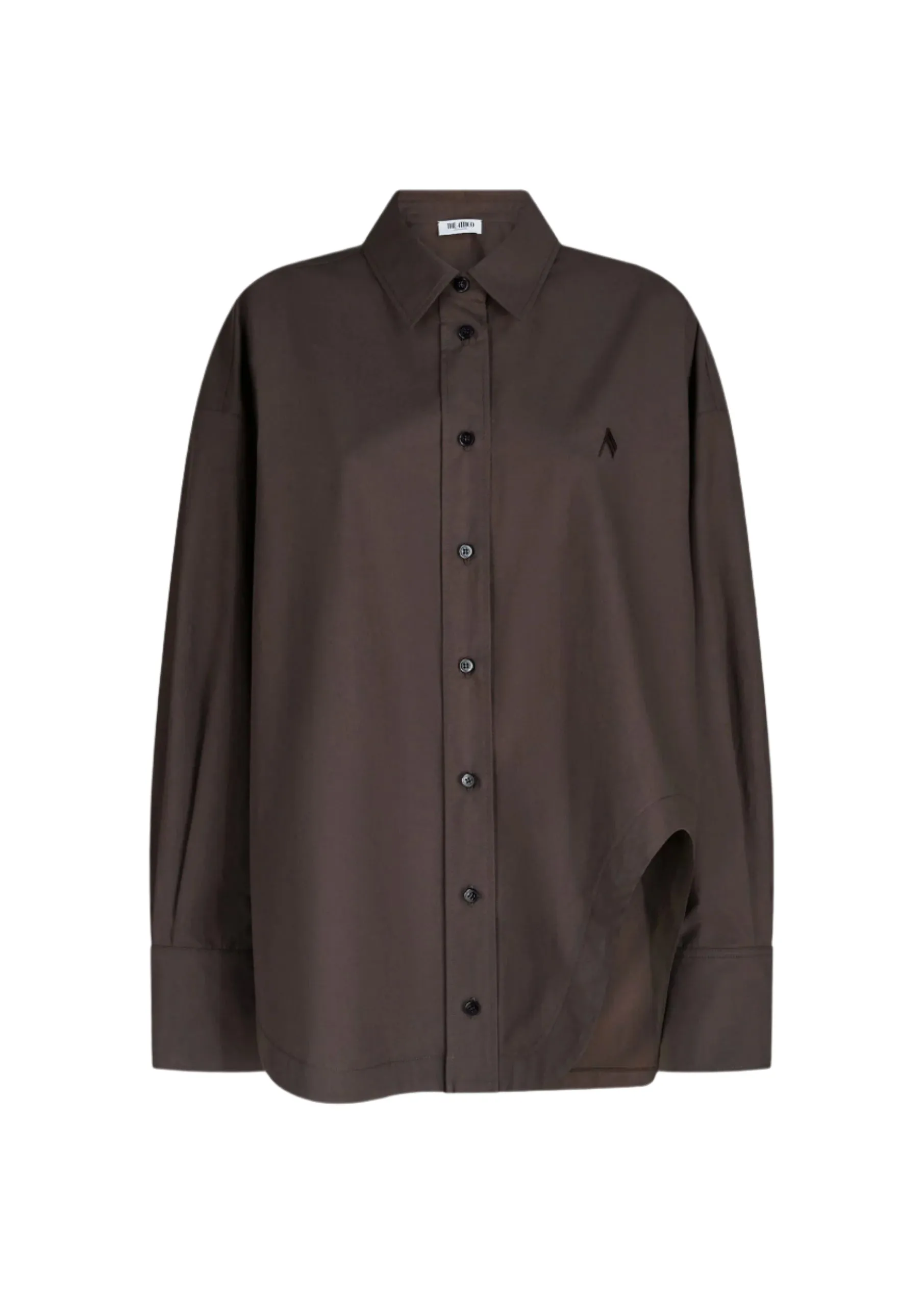 The Attico // Diana Shirt / Dark Brown sold by Seletti product image thumbnail 3