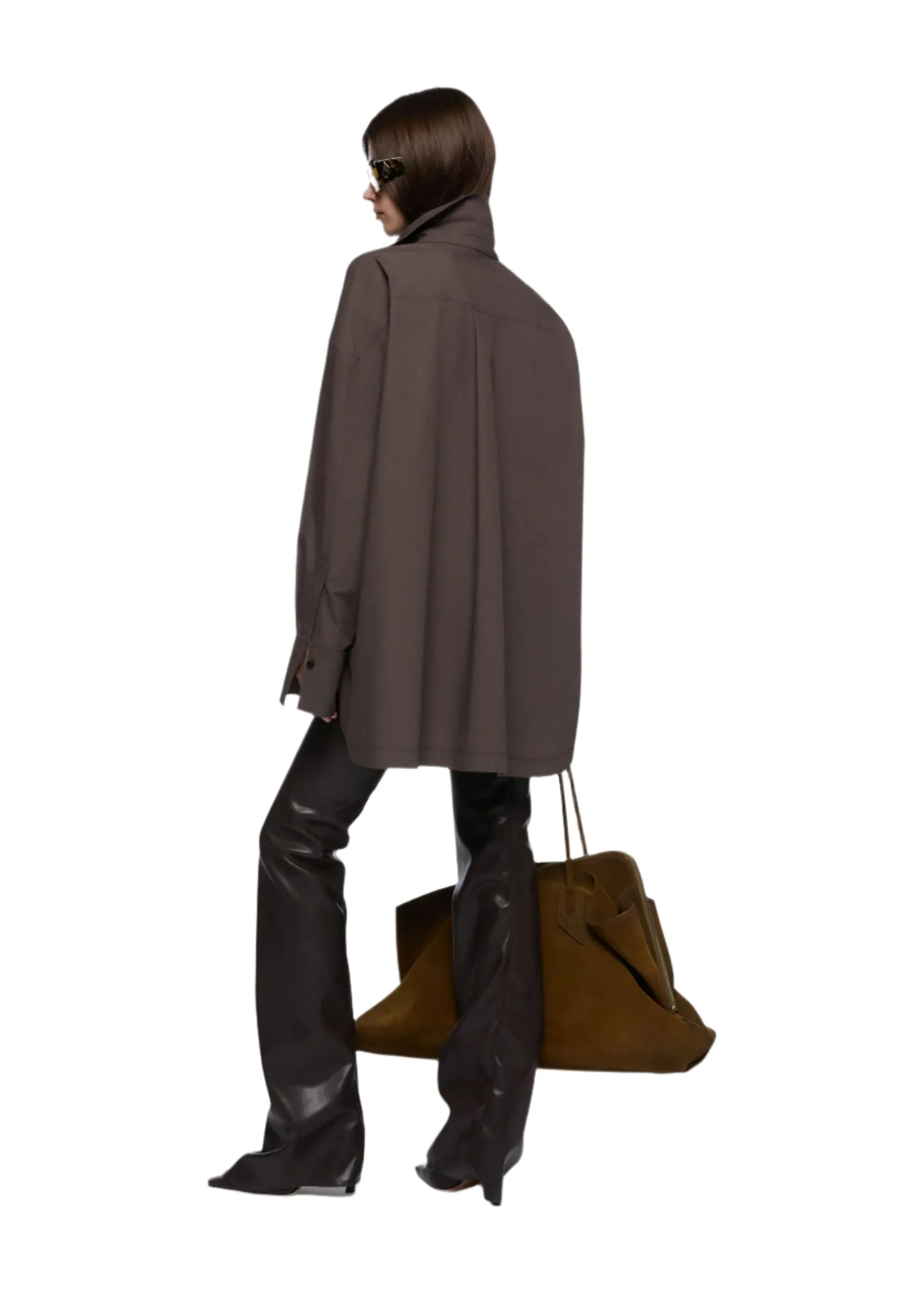 The Attico // Diana Shirt / Dark Brown sold by Seletti product image thumbnail 2