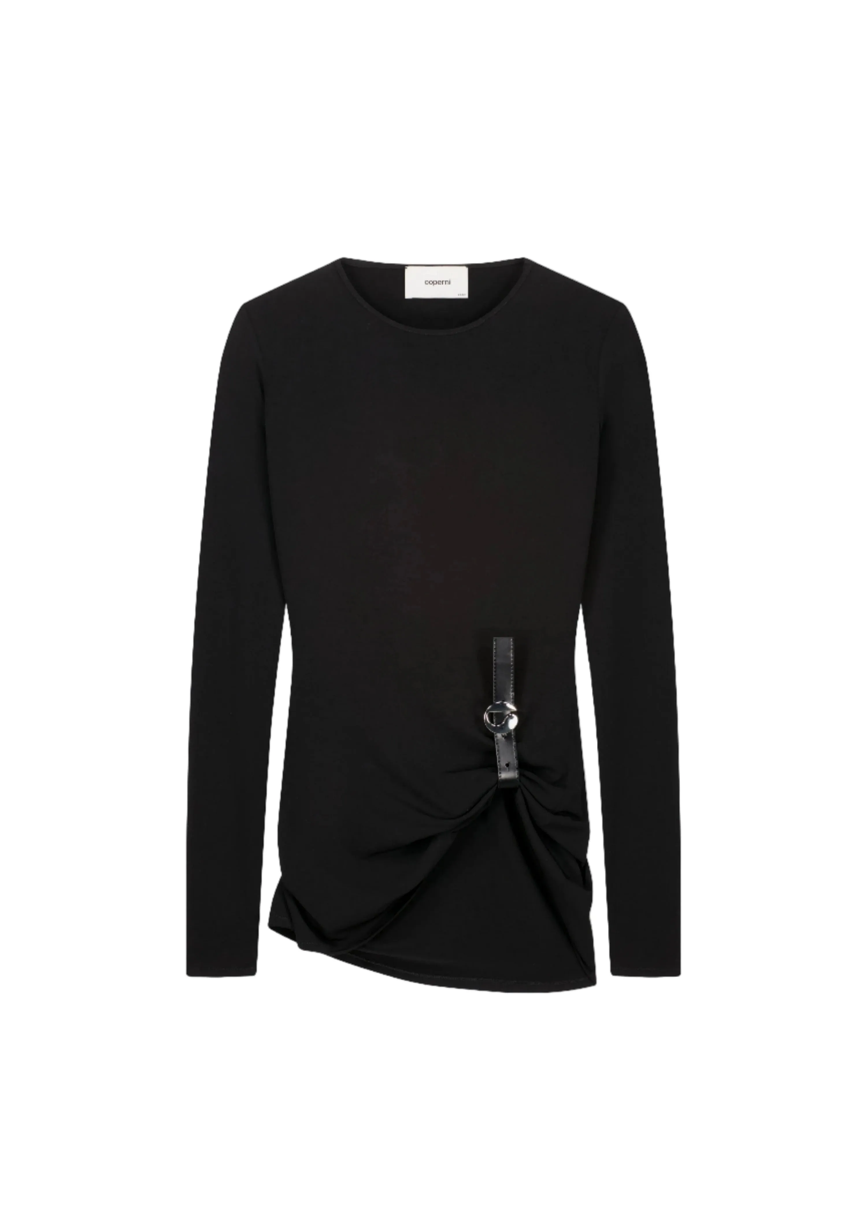 Coperni // Knitted Suspended Top / Black sold by Seletti