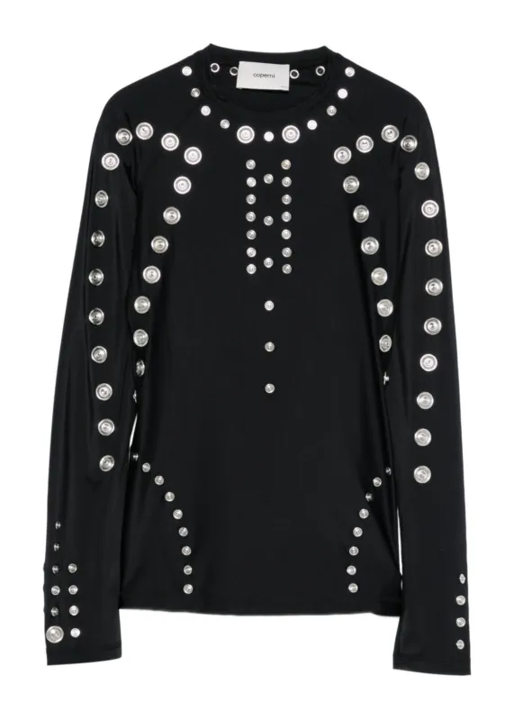 Coperni // Knitted Snap Top / Black made by Coperni Paris