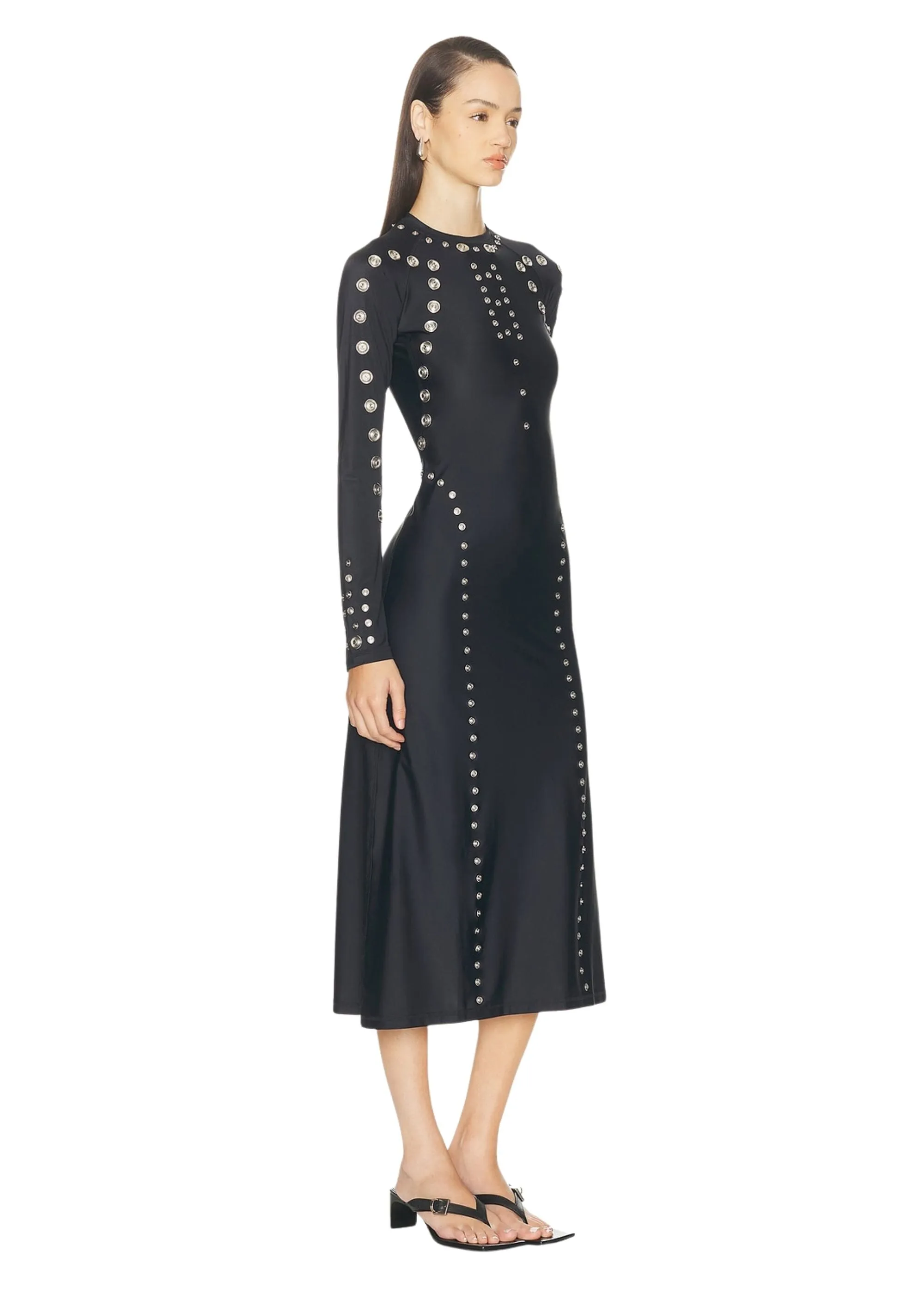 Coperni // Knitted Snap Dress / Black sold by Seletti product image thumbnail 2