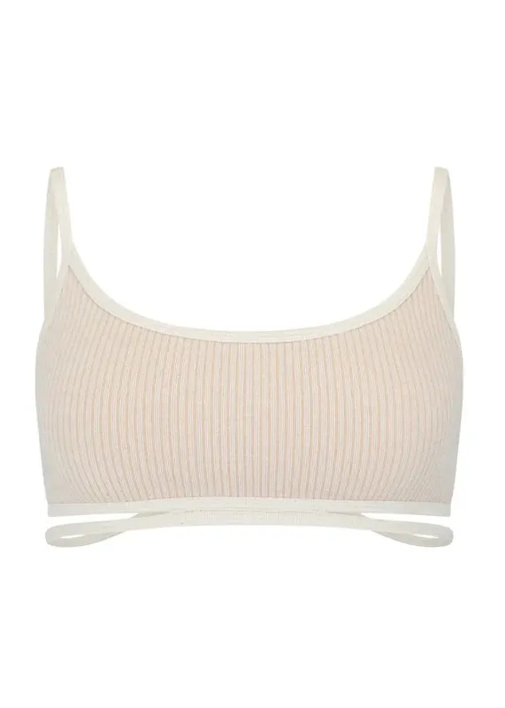 Nagnata // Splice Wool Bralet / Bone White made by Nagnata