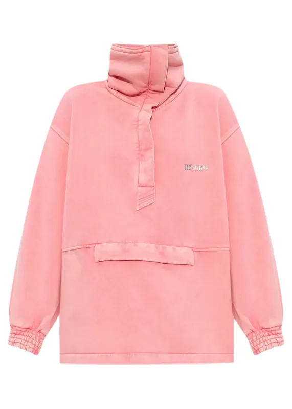 The Attico // Blouson Heavy Jersey / Pink Shades sold by Seletti