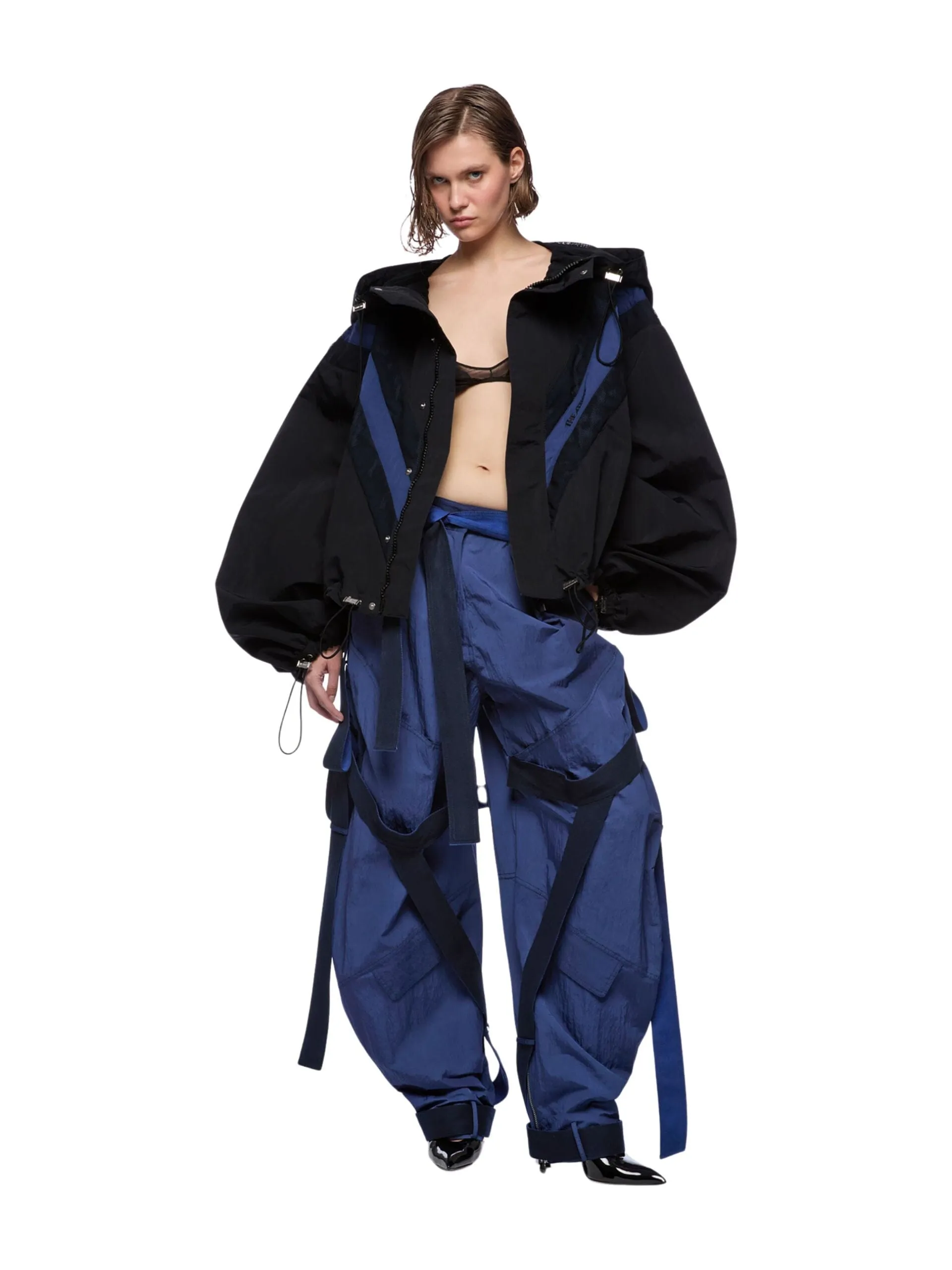 The Attico // Bomber Nylon / Blue & Black sold by Seletti product image thumbnail 2
