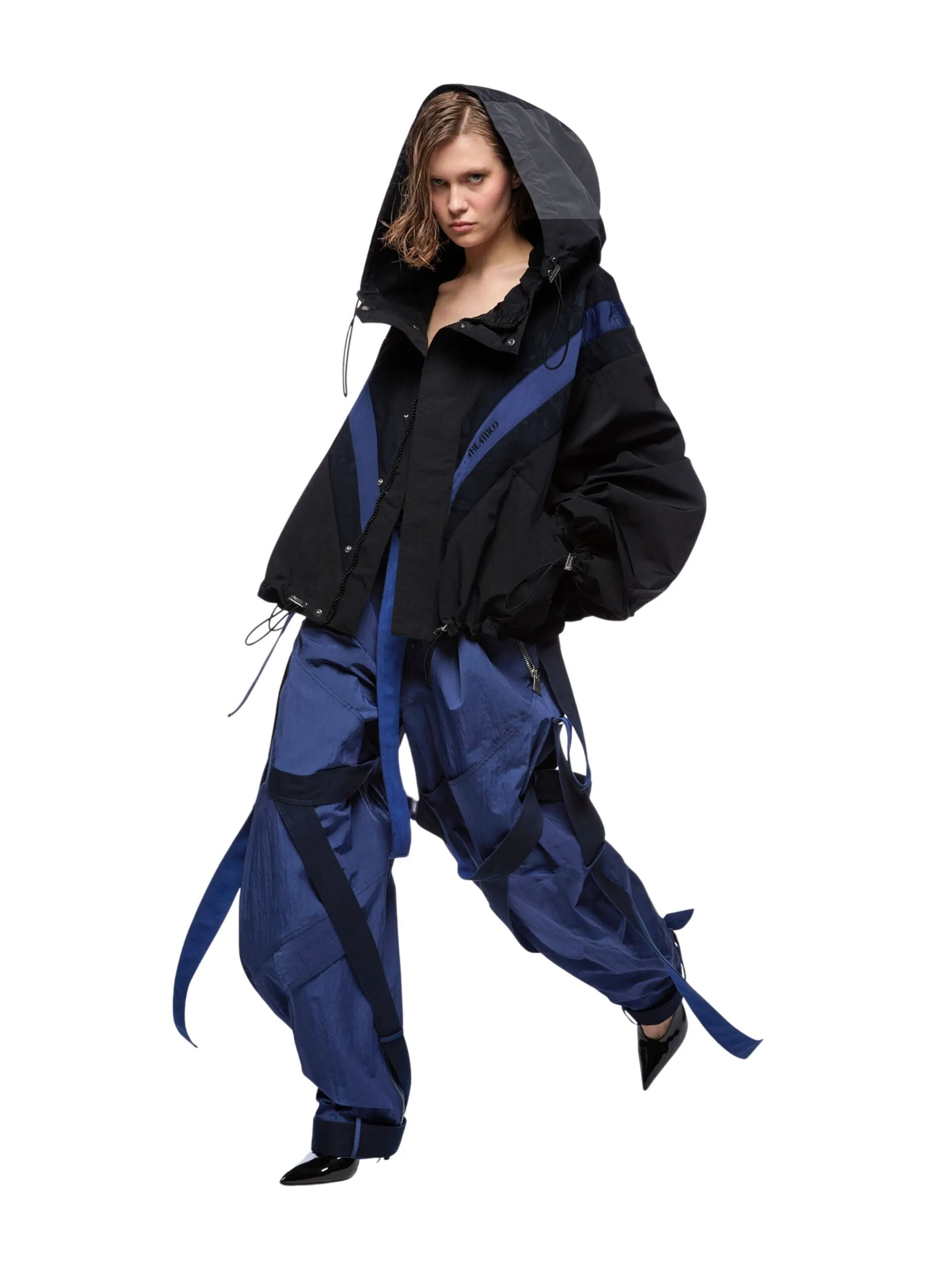The Attico // Bomber Nylon / Blue & Black sold by Seletti product image thumbnail 4