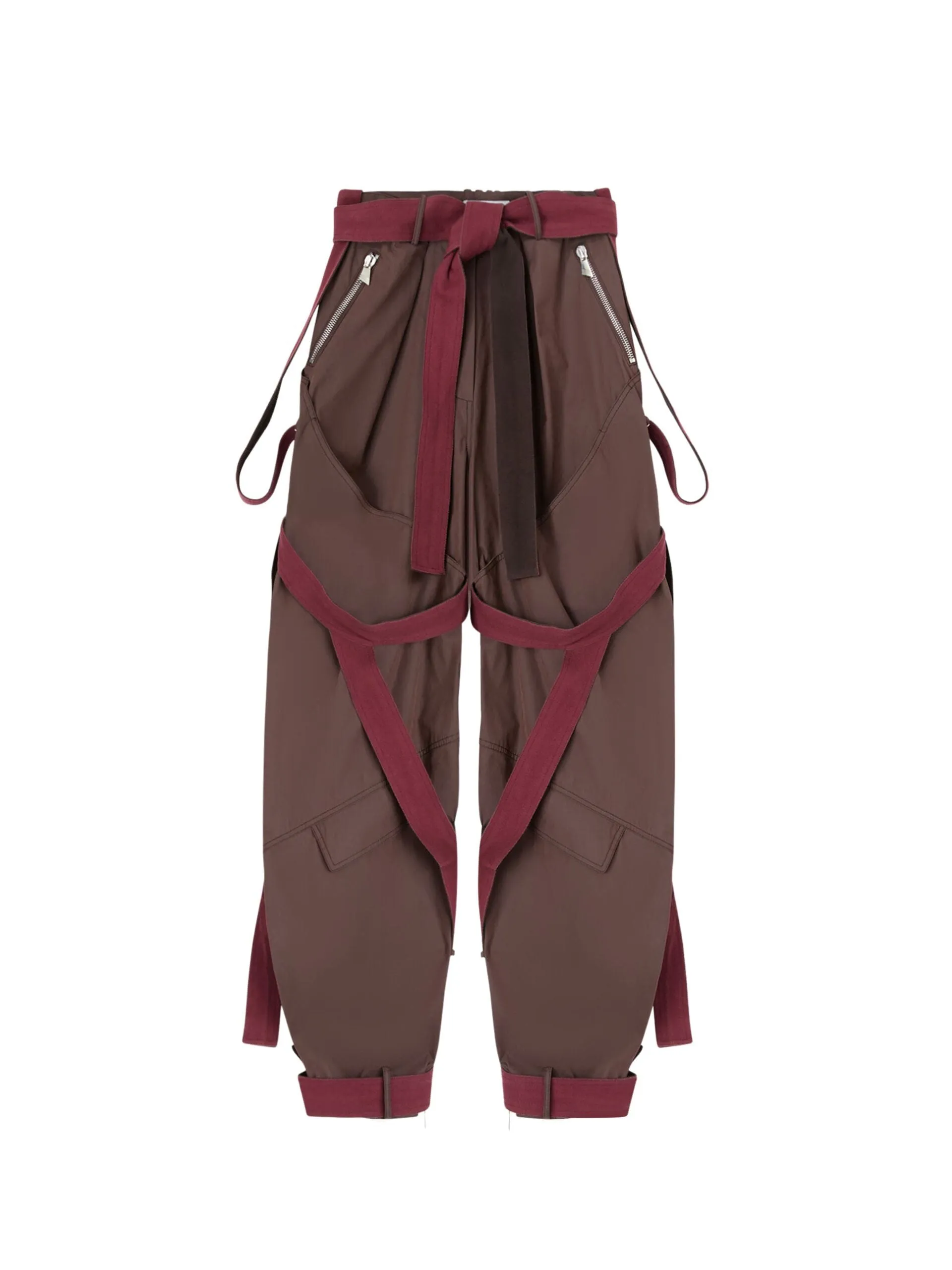 The Attico // Long Pant Gabardine / Brown sold by Seletti product image thumbnail 3