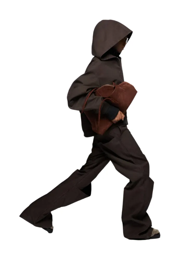 The Attico // Long Pant Gabardine / Brown sold by Seletti product image thumbnail 3