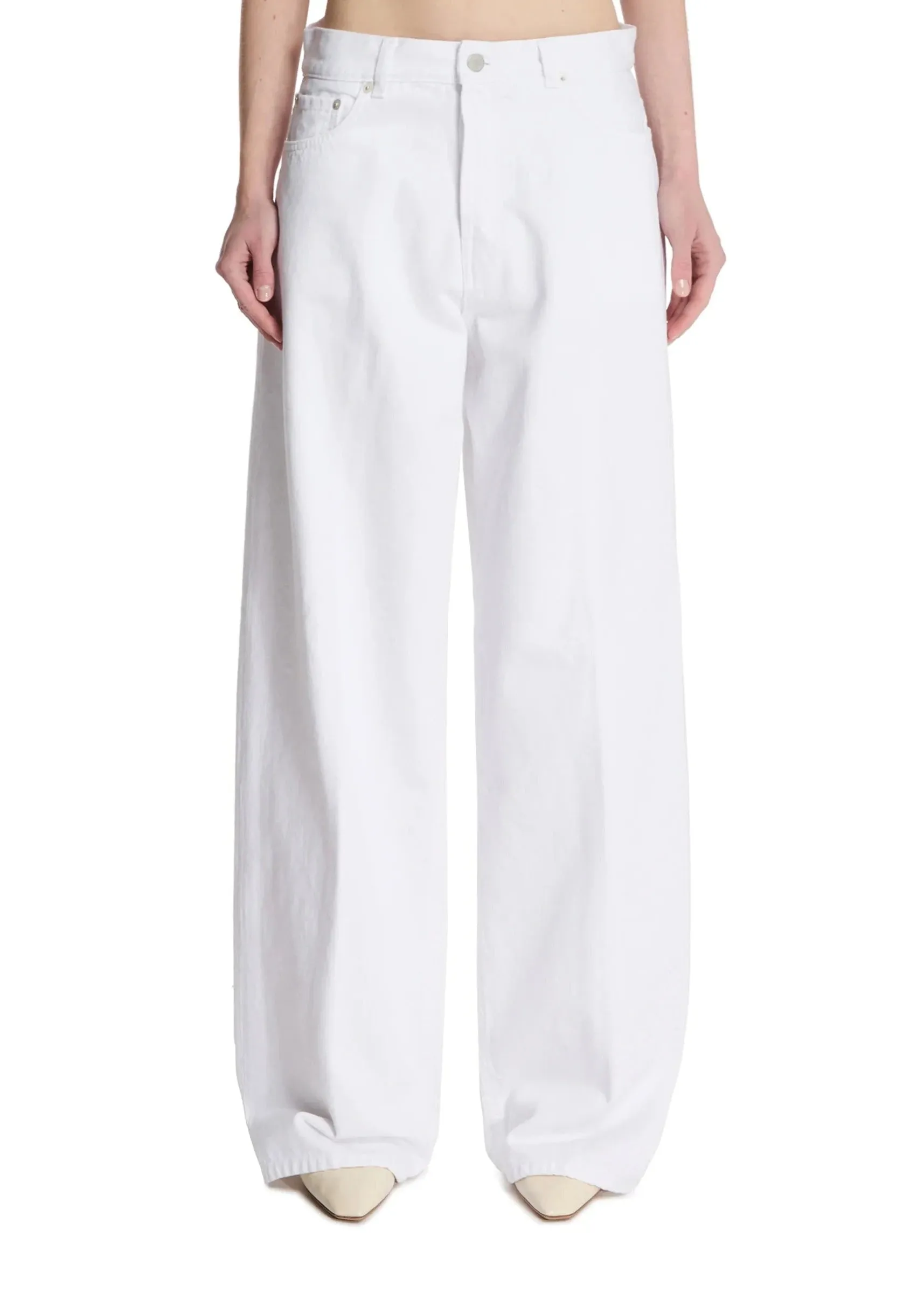 Haikure // Bethany Denim / Optical White sold by Seletti