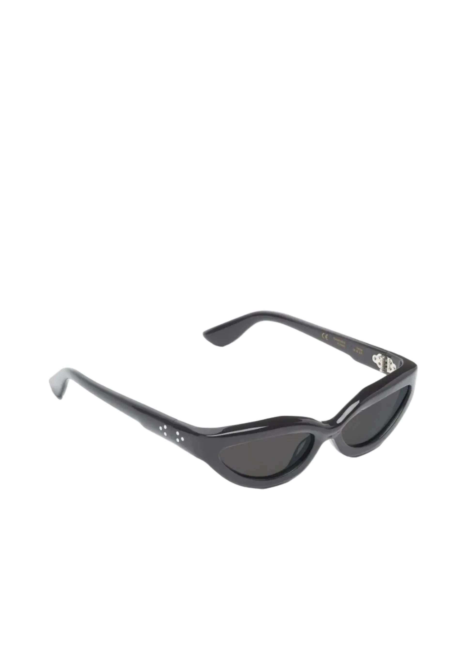 Port Tanger // Fanna Sunglasses / Black Acetate & Black Lens sold by Seletti product image thumbnail 3