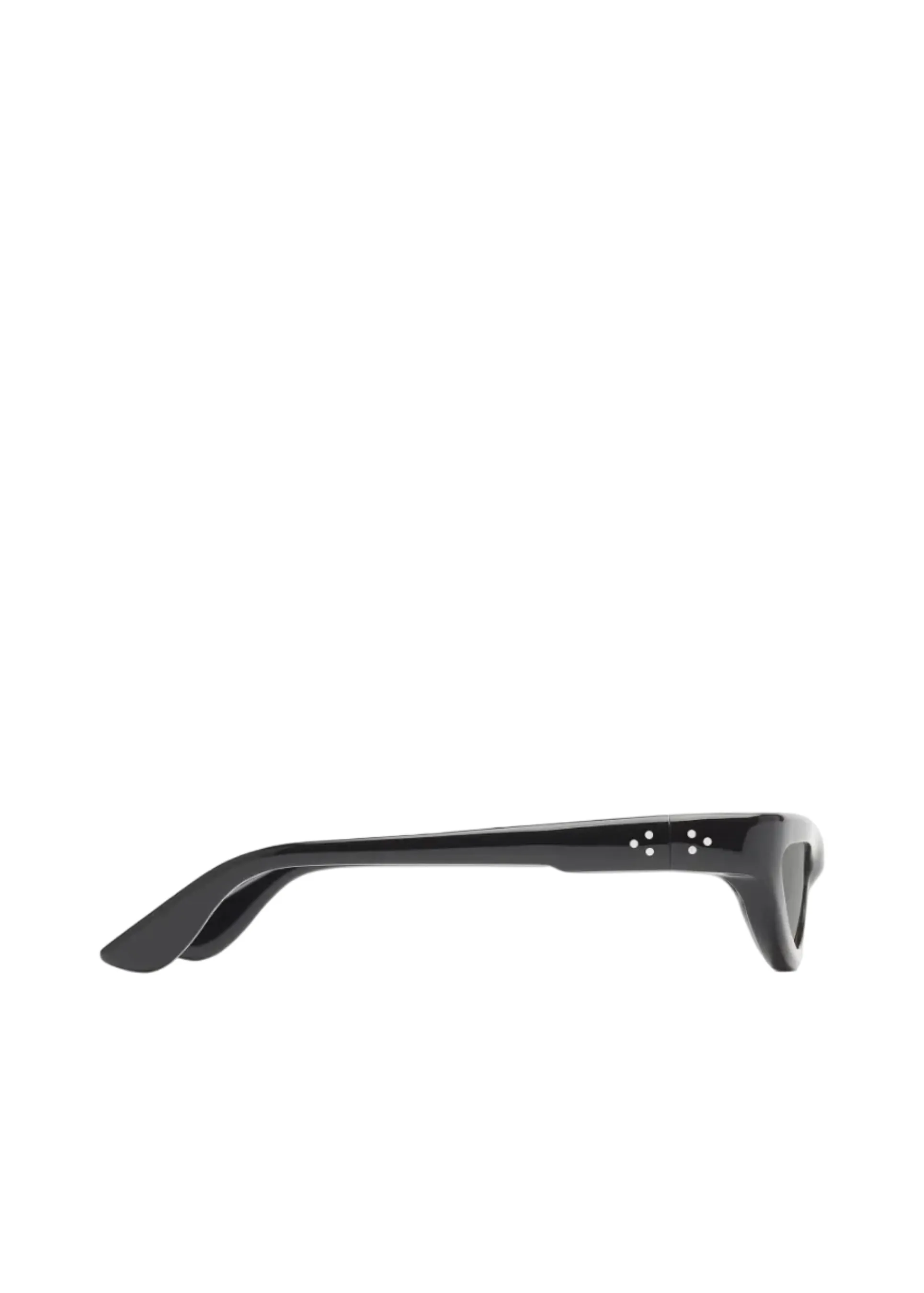 Port Tanger // Fanna Sunglasses / Black Acetate & Black Lens sold by Seletti product image thumbnail 5